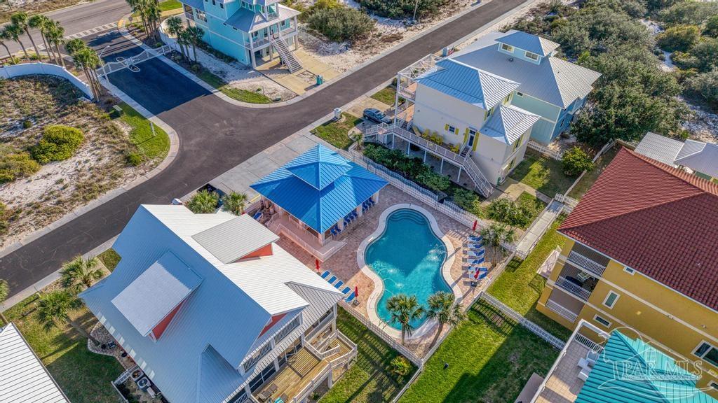 321 Gulfview Lane Perdido Key, FL 32507 - Photo 52 of 57 an aerial view of a house with a garden
