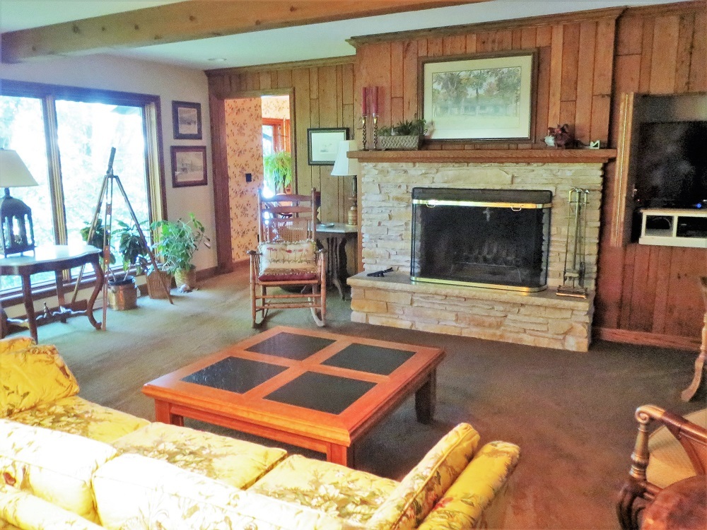 878 Riverside Drive Dixon, IL 61021 - Photo 5 of 45 a living room with furniture a window and a fireplace