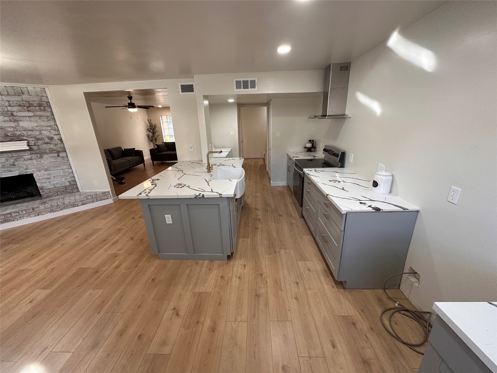 14226 Misty Meadow Lane Houston, TX 77079 - Photo 12 of 34 Kitchen area was raised for a more spacious look