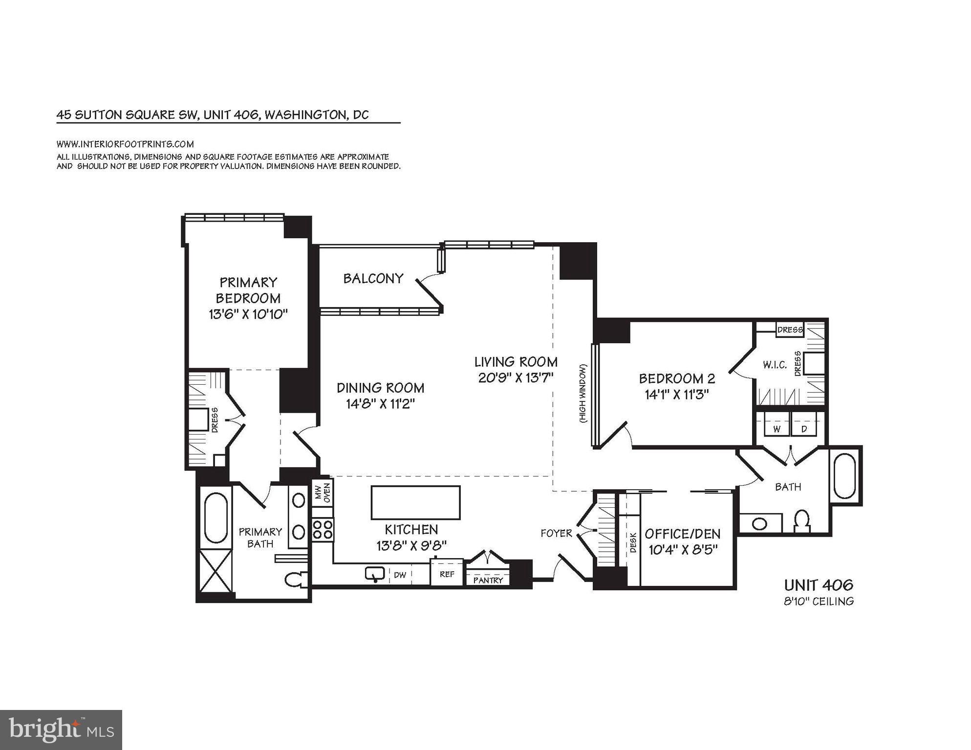 45 Sutton Square Southwest, Unit 406 Washington, DC 20024 - Photo 29 of 29 Flat #406