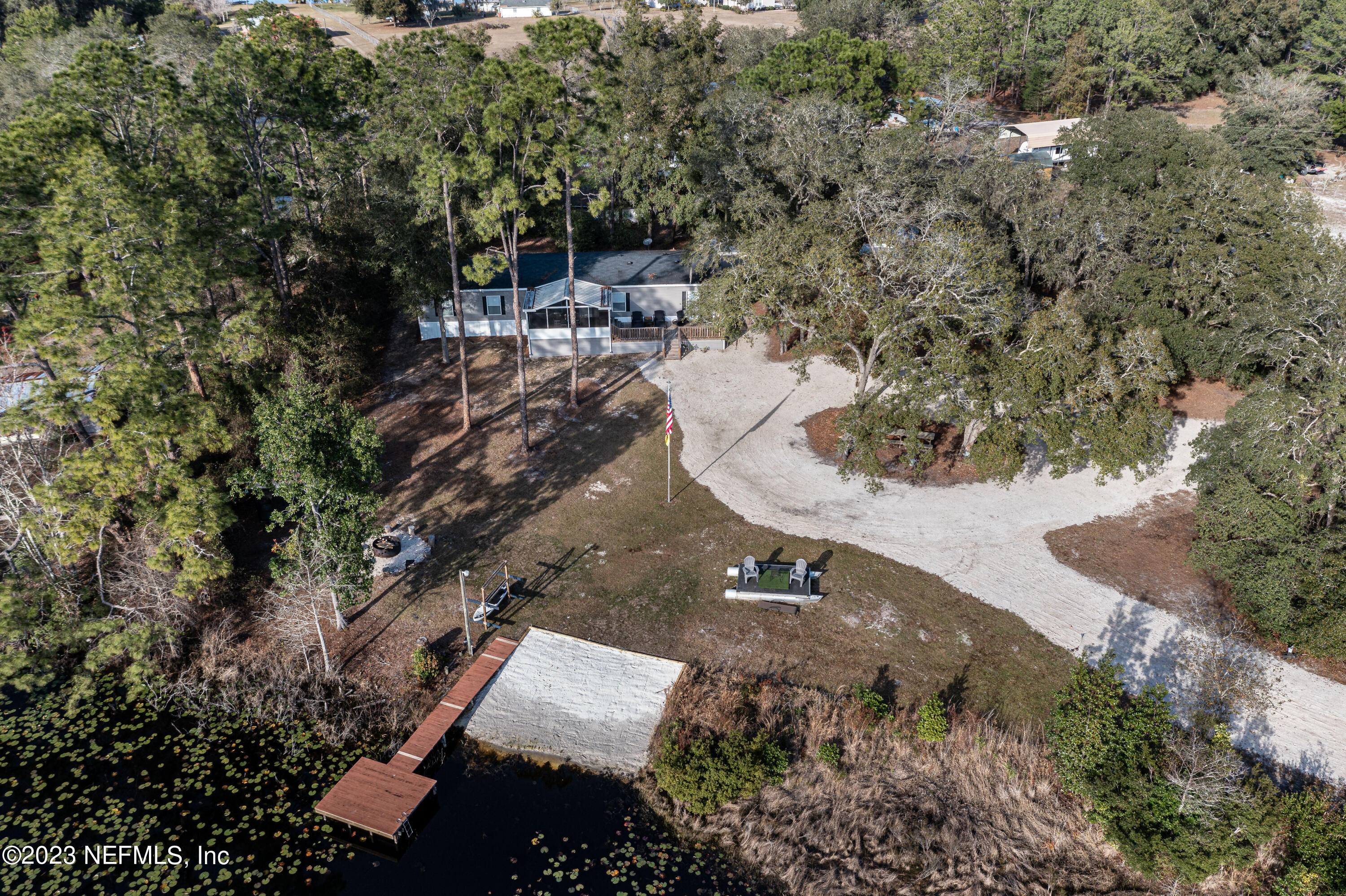 Aerial View of Property