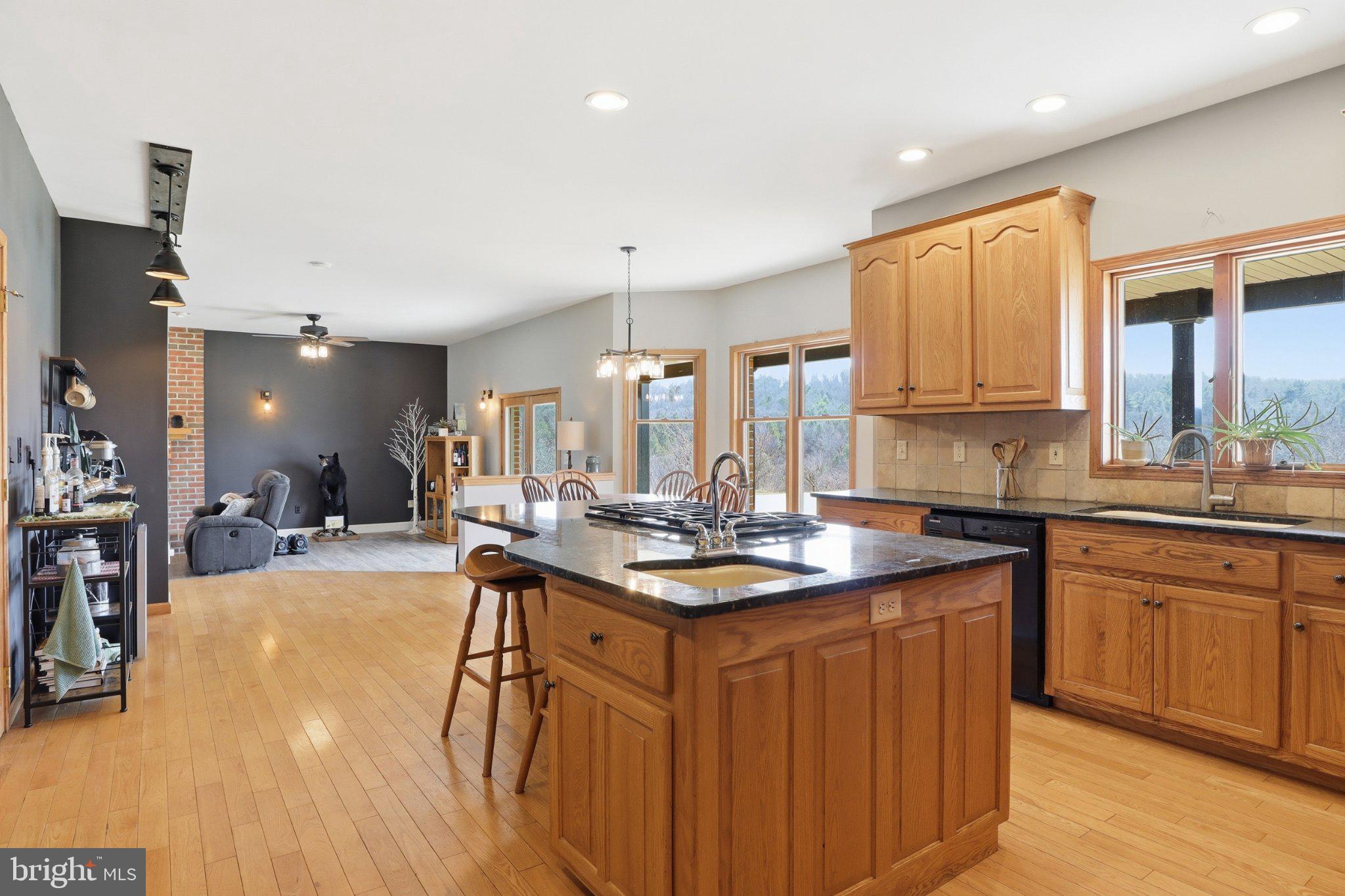57 Mahanoy Valley Road Duncannon, PA 17020 - Photo 15 of 70 Spacious kitchen with scenic views.