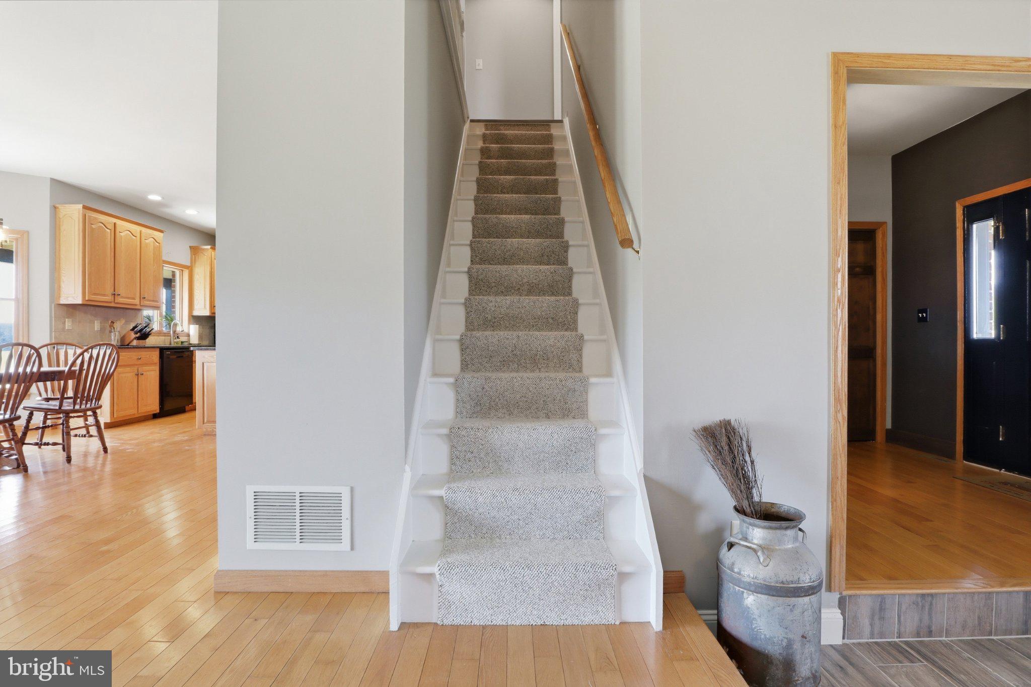 57 Mahanoy Valley Road Duncannon, PA 17020 - Photo 25 of 70 Inviting staircase to cozy living spaces.
