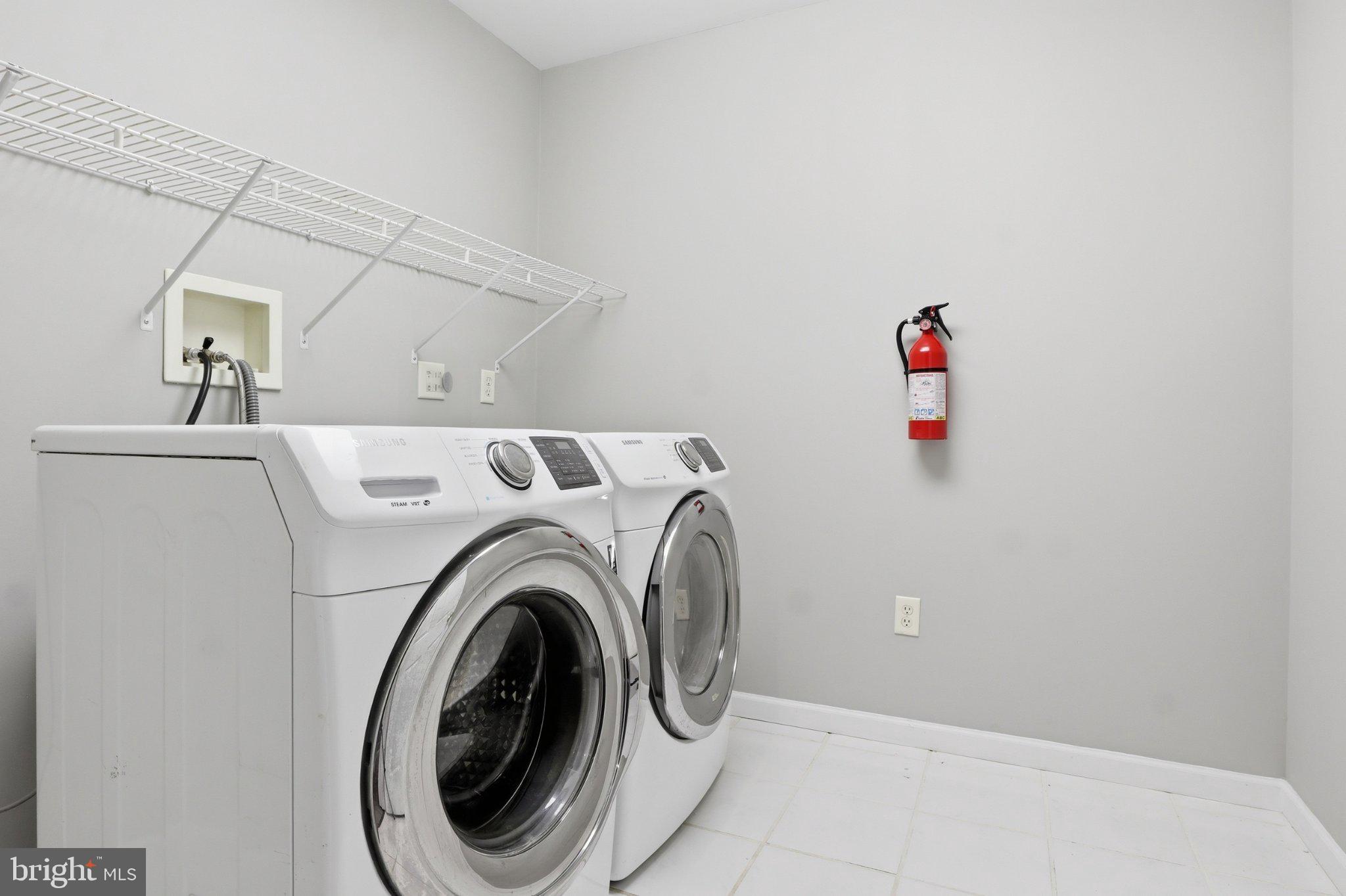 57 Mahanoy Valley Road Duncannon, PA 17020 - Photo 41 of 70 Modern laundry space with safety features.