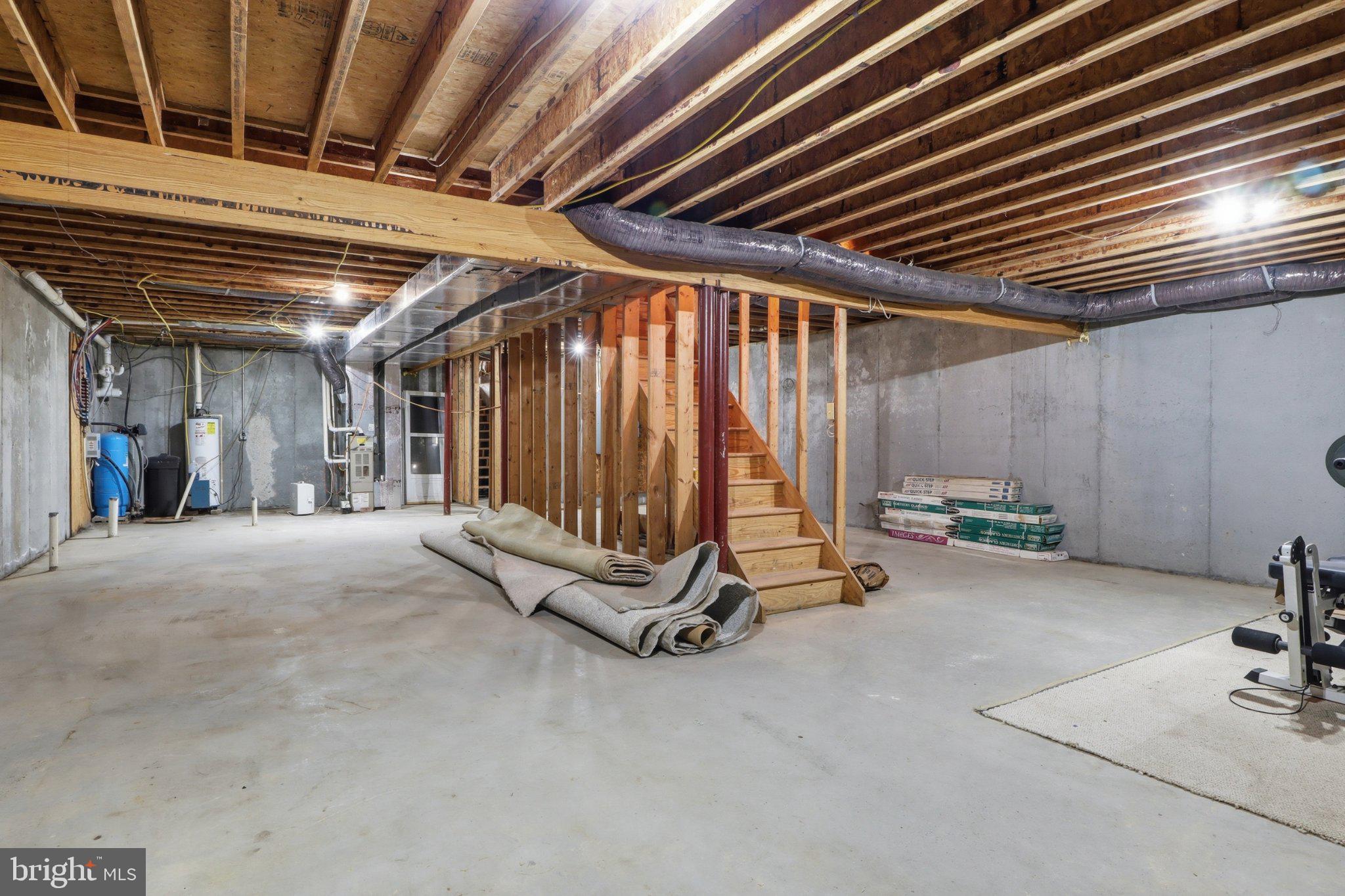 57 Mahanoy Valley Road Duncannon, PA 17020 - Photo 44 of 70 Spacious unfinished basement ready for ideas.