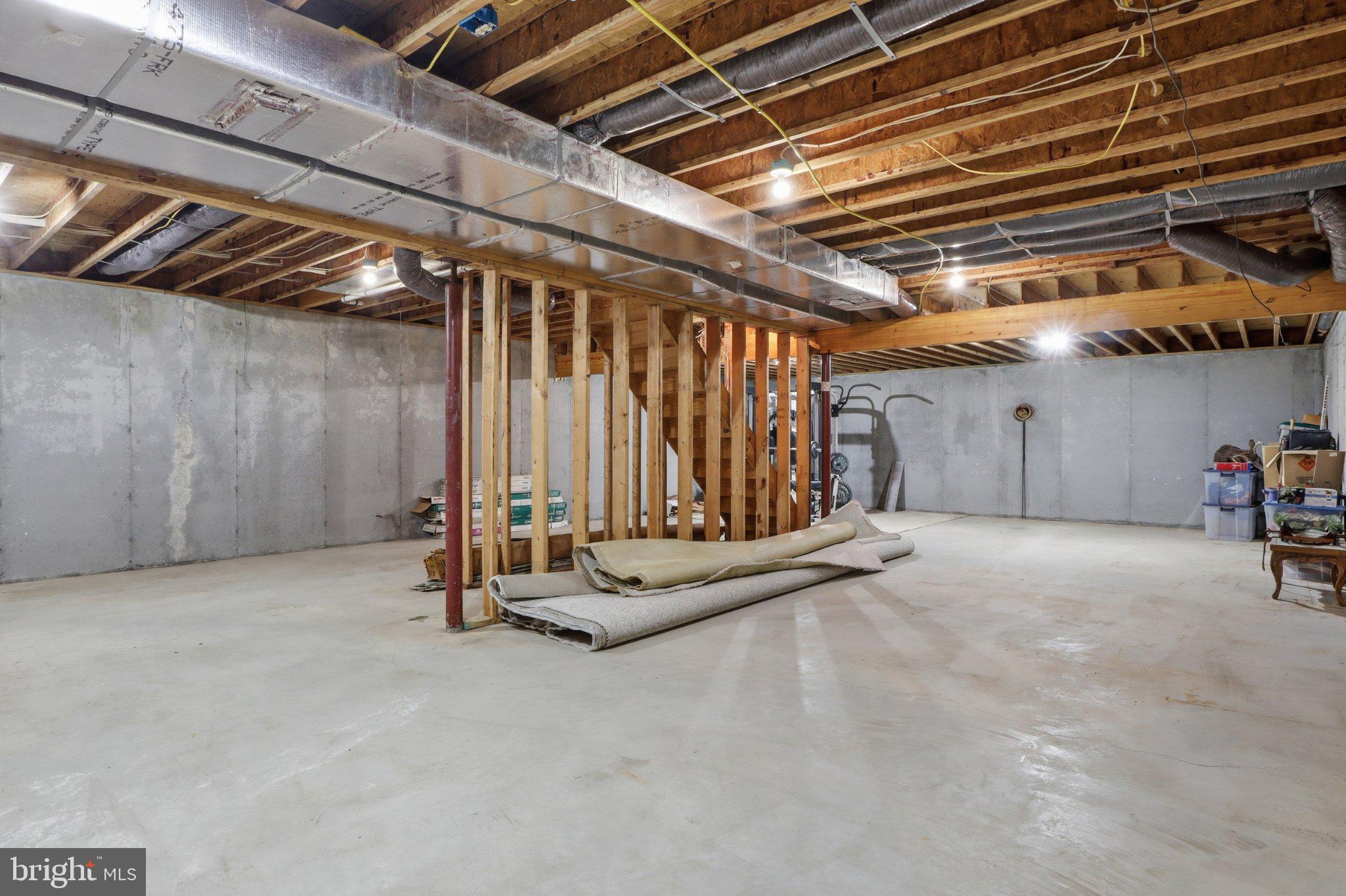 57 Mahanoy Valley Road Duncannon, PA 17020 - Photo 47 of 70 Spacious unfinished basement ready for ideas.