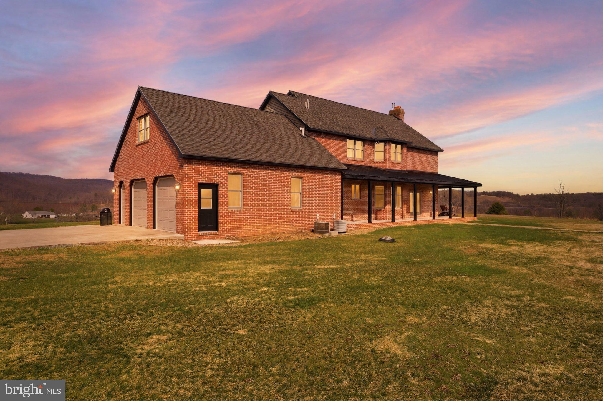 57 Mahanoy Valley Road Duncannon, PA 17020 - Photo 52 of 70 Charming brick home at sunset glow.