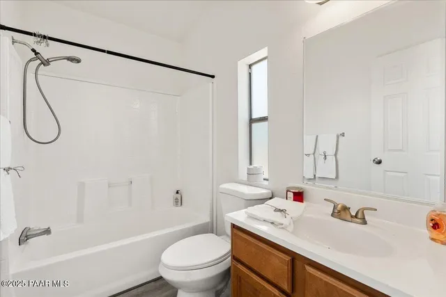 a view of a room with rack on the wall