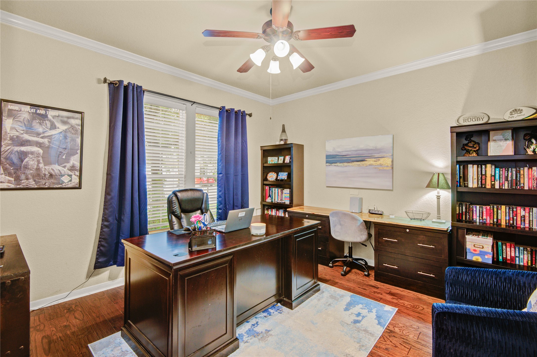 6007 Valhalla Drive Spring, TX 77379 - Photo 5 of 37 Glass French doors open to a spacious private study, ideal for working from home or a quiet retreat.