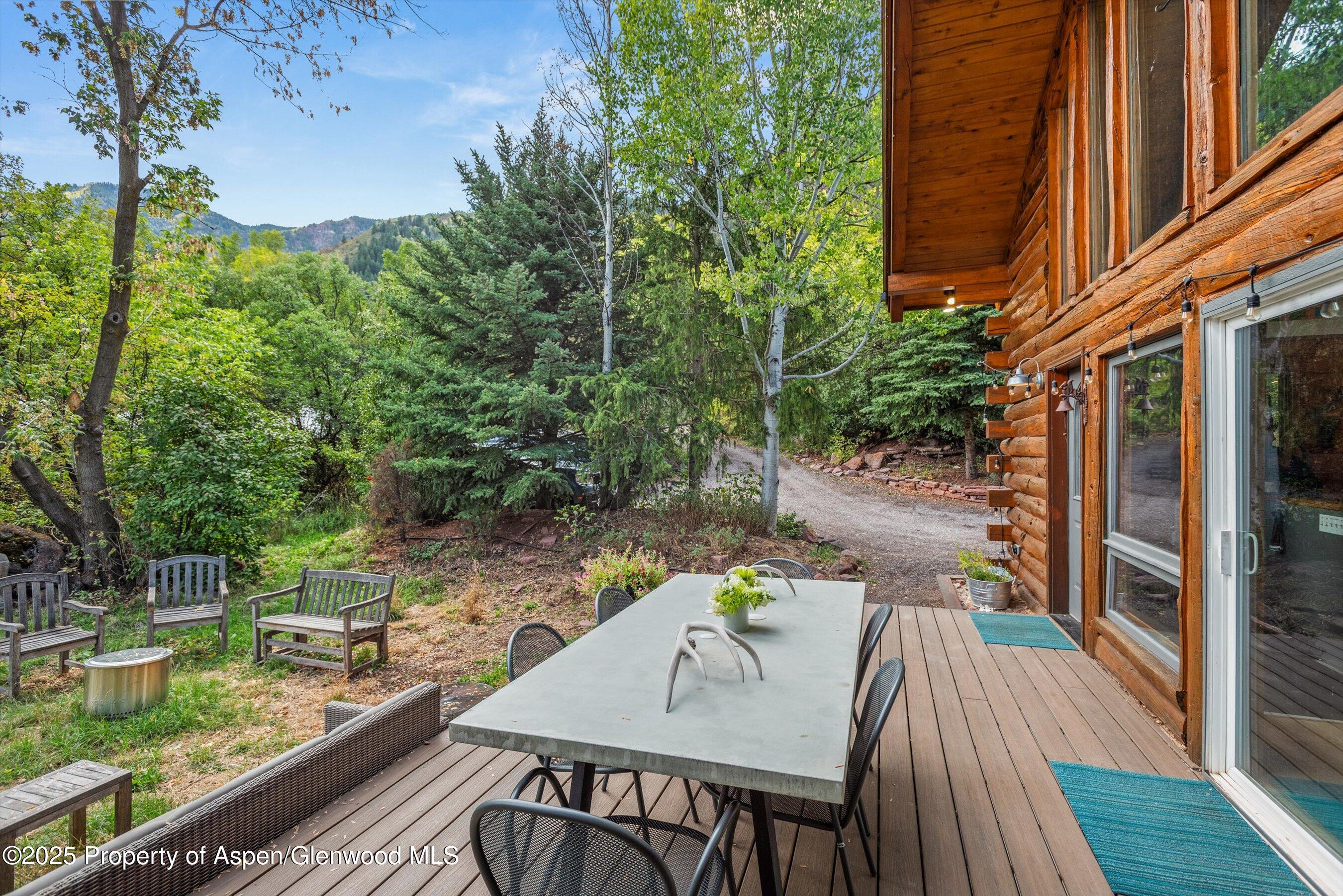 166 Ute Trail Carbondale, CO 81623 - Photo 9 of 38 a view of deck with patio
