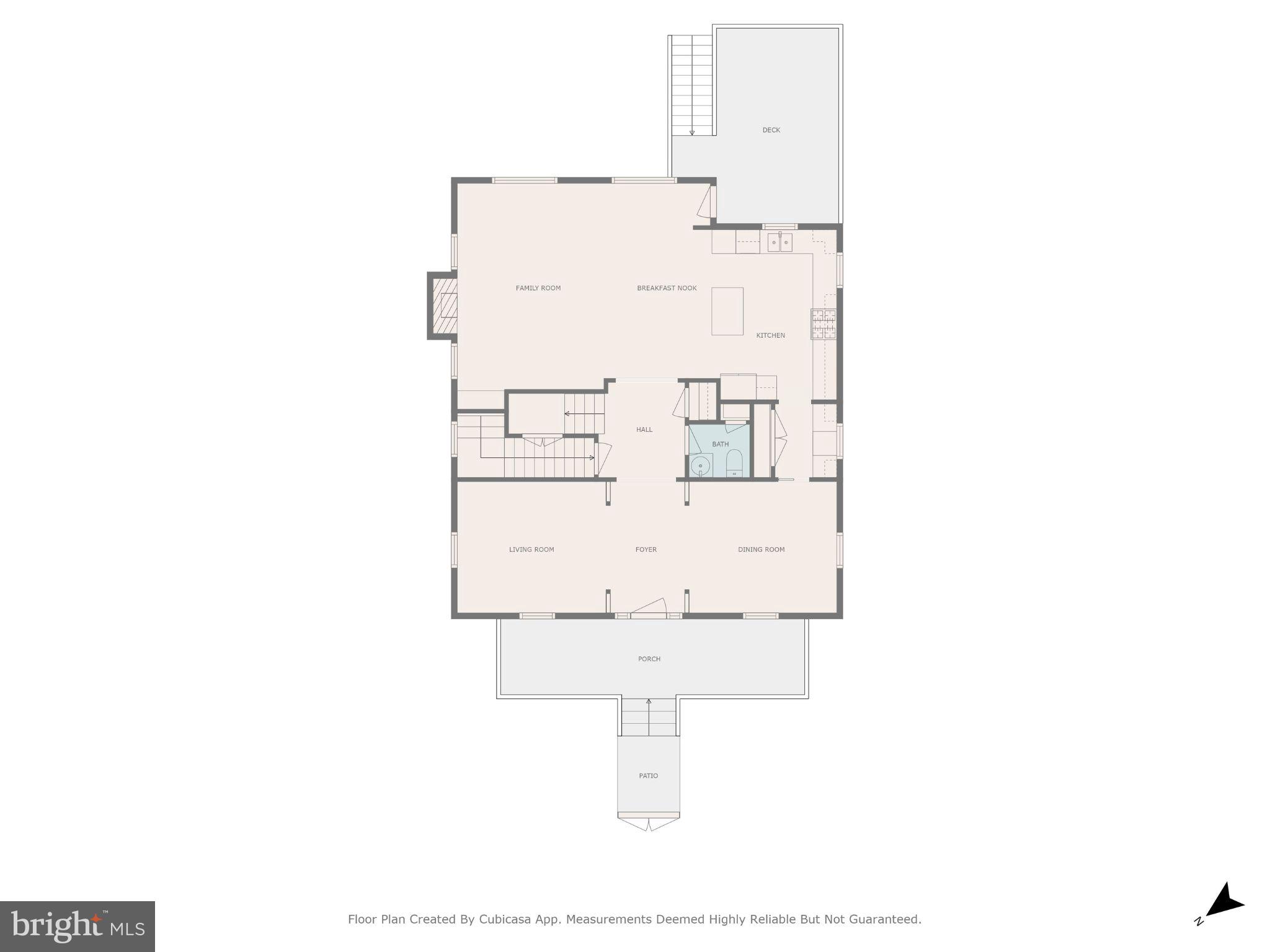 3925 Addison Woods Road Frederick, MD 21704 - Photo 86 of 90 Main Level & Deck Floor Plan for Reference