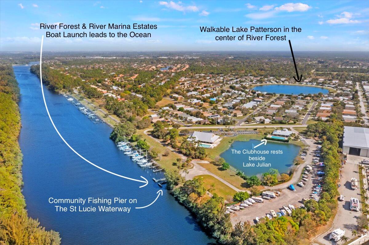 2776 Southwest Riviera Road Stuart, FL 34997 - Photo 42 of 62 Aerial of Community Amenities
