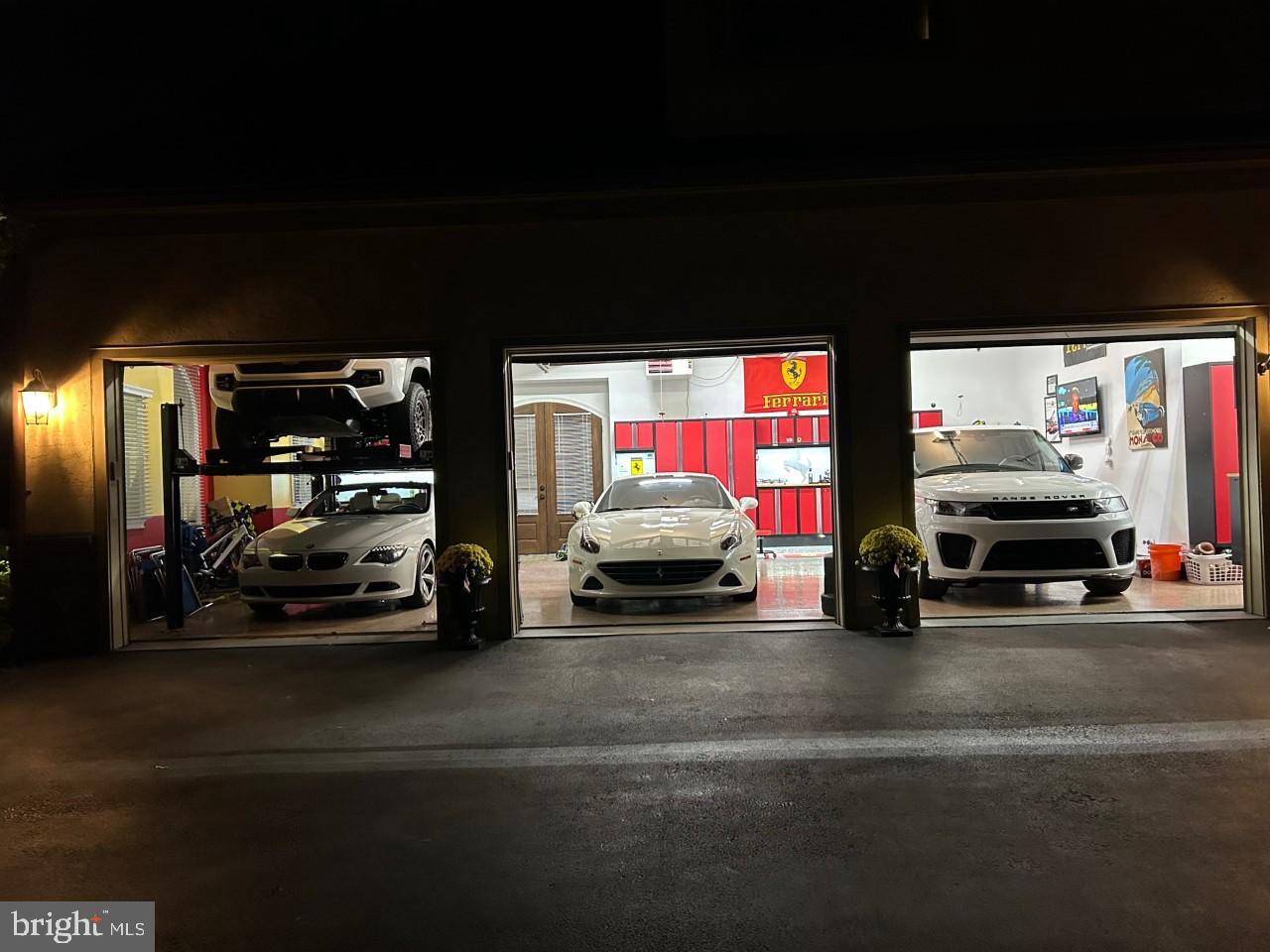 122 Old Lancaster Road Devon, PA 19333 - Photo 55 of 65 Nighttime Garage Shot