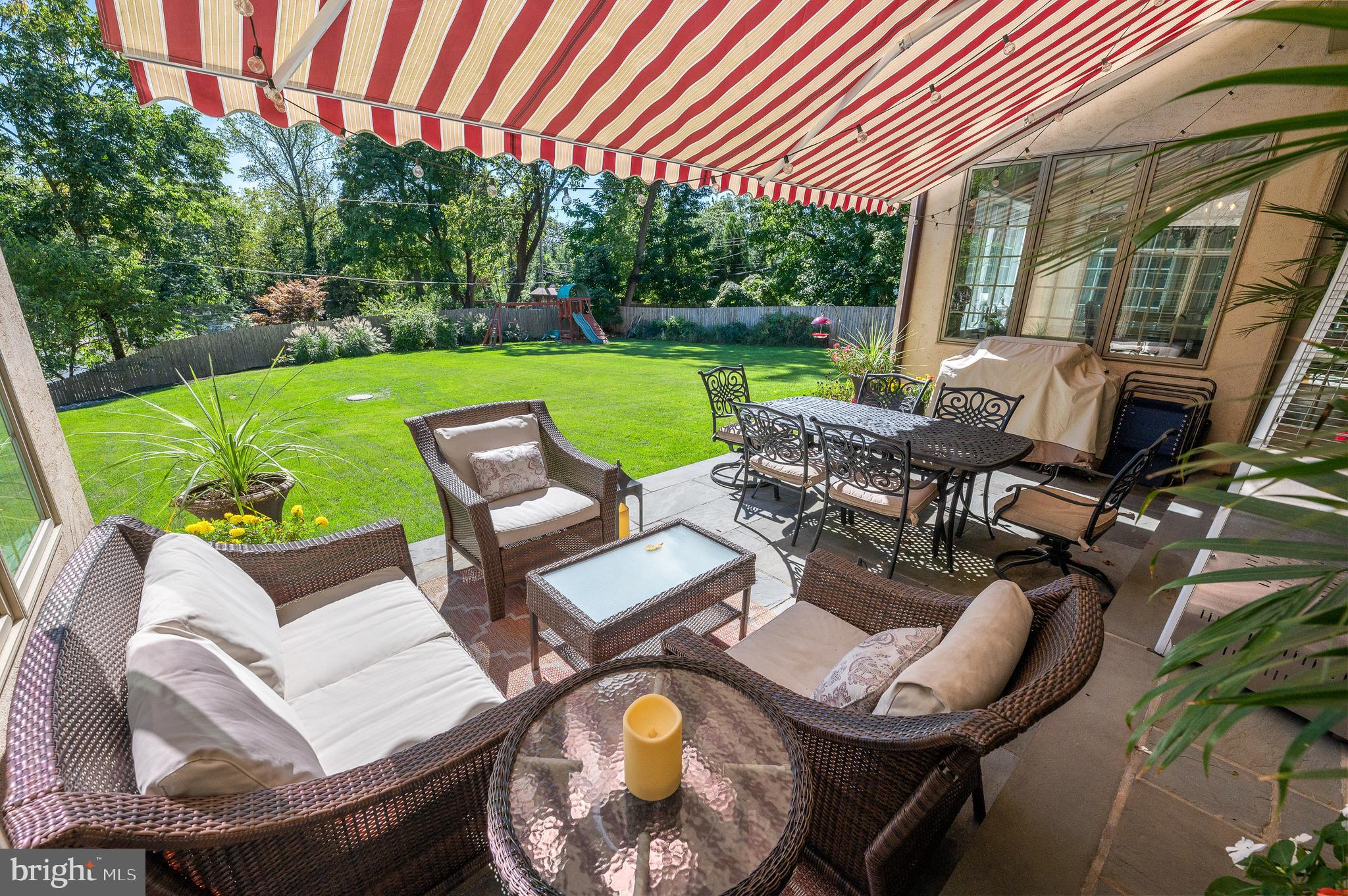 122 Old Lancaster Road Devon, PA 19333 - Photo 56 of 65 Rear Flagstone Terrace