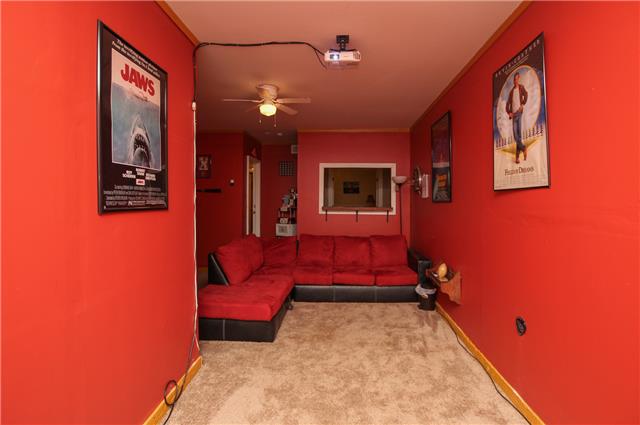3820 Anderson Road Nashville, TN 37217 - Photo 19 of 20 downstairs TV/media space