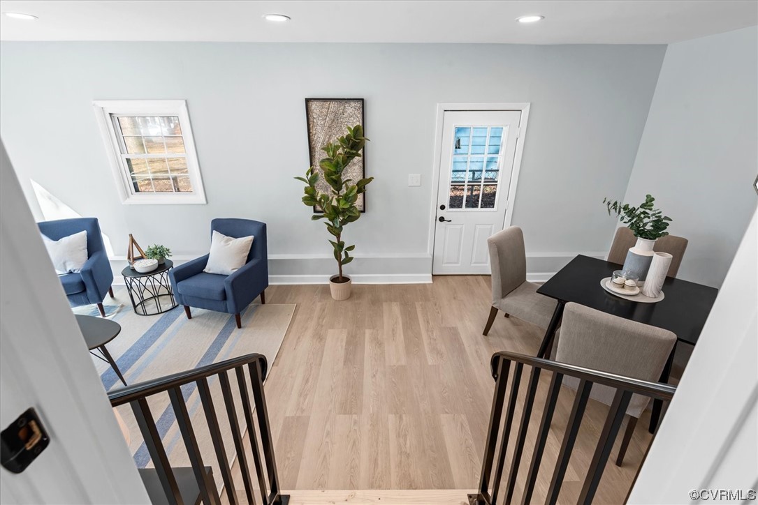 713 Goodwood Road Richmond, VA 23225 - Photo 21 of 29 a living room with furniture and wooden floor