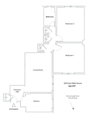 $899,995 | 325 East 80th Street, Unit 1F | Upper East Side