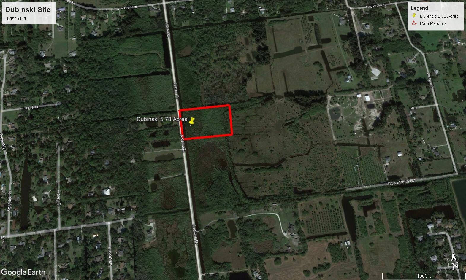 No Address No Address Judson Road Merritt Island, FL 32953 - Photo 2 of 2 Judson Rd. 5.78 Acres