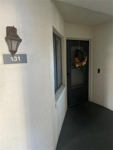 a view of a hallway with a elevator
