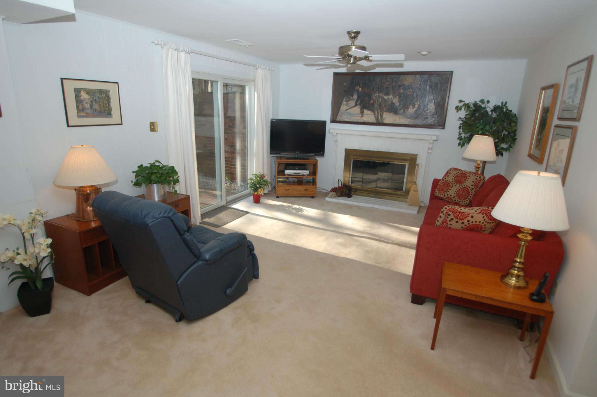 8515 Lakinhurst Lane Springfield, VA 22152 - Photo 22 of 30 Recreation Room with gas fireplace