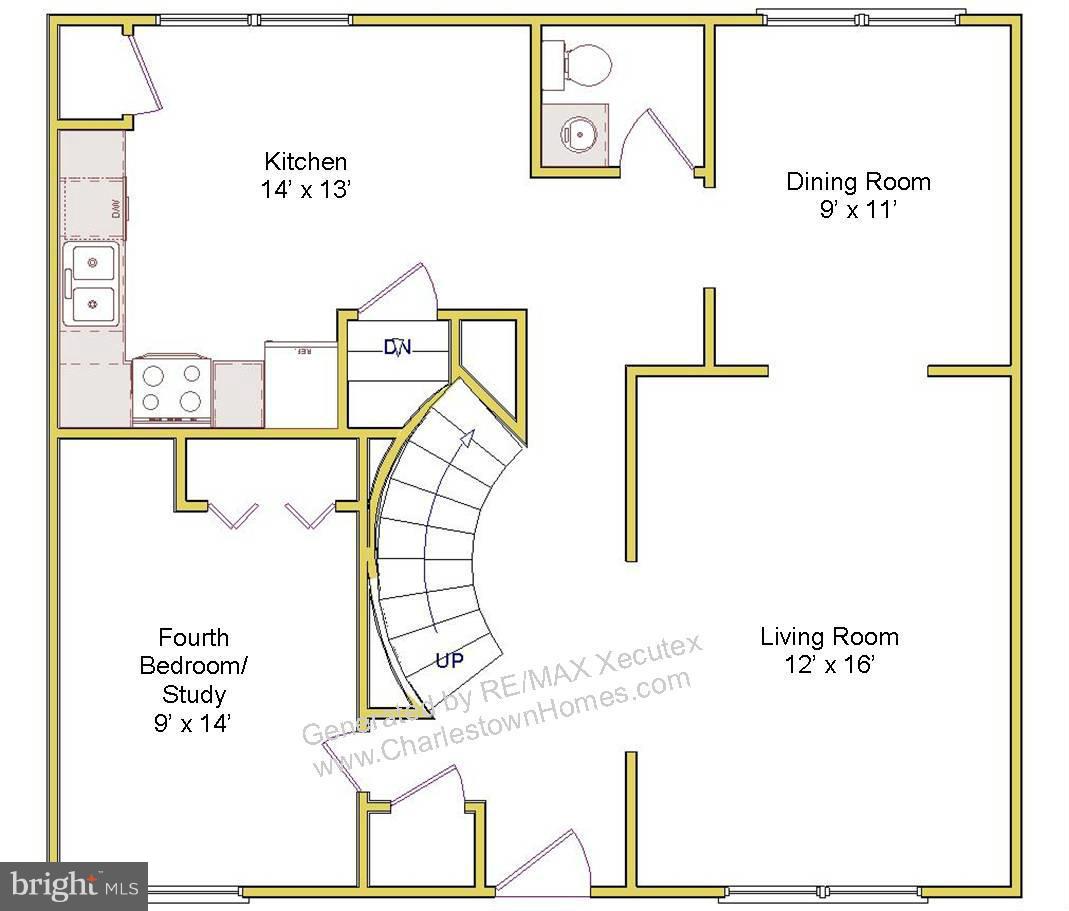 8515 Lakinhurst Lane Springfield, VA 22152 - Photo 28 of 30 Main Level Floorplan
