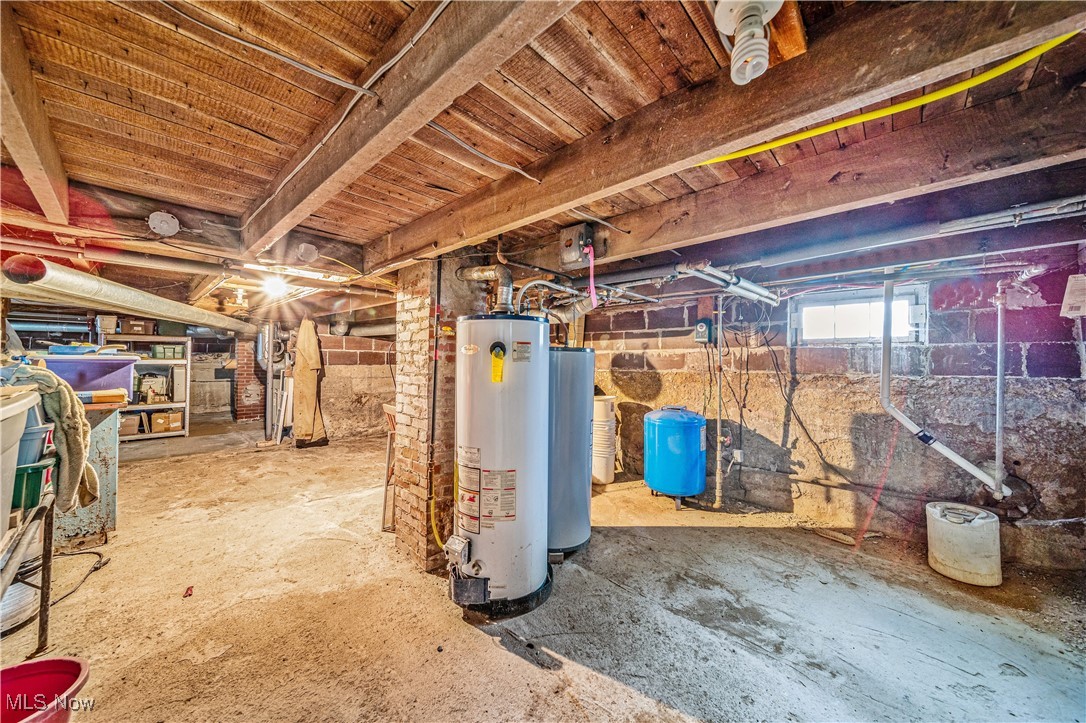 4804 Guest Road Jefferson, OH 44047 - Photo 26 of 48 Basement with water heater