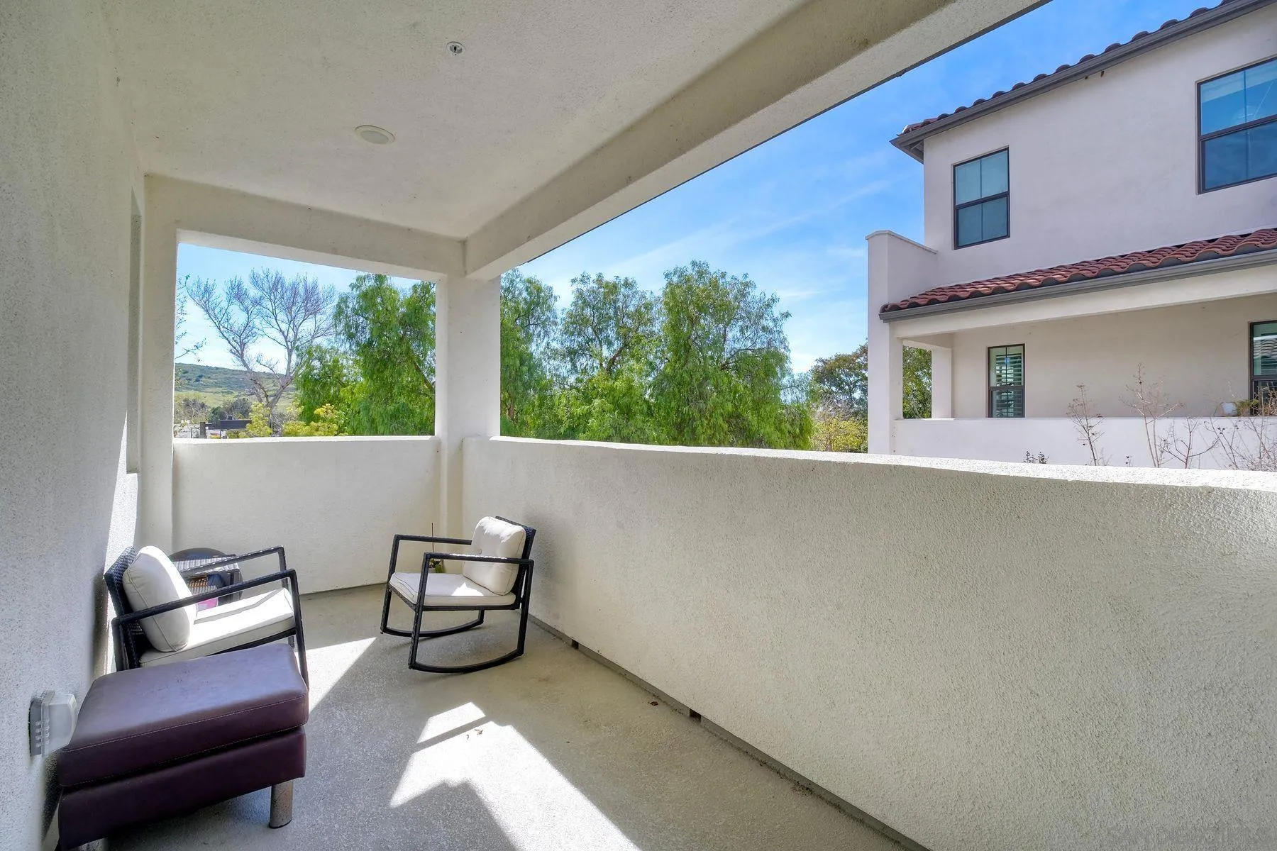 13087 Olympus Circle, Unit 2 Poway, CA 92064 - Photo 14 of 29 a balcony with furniture and a window