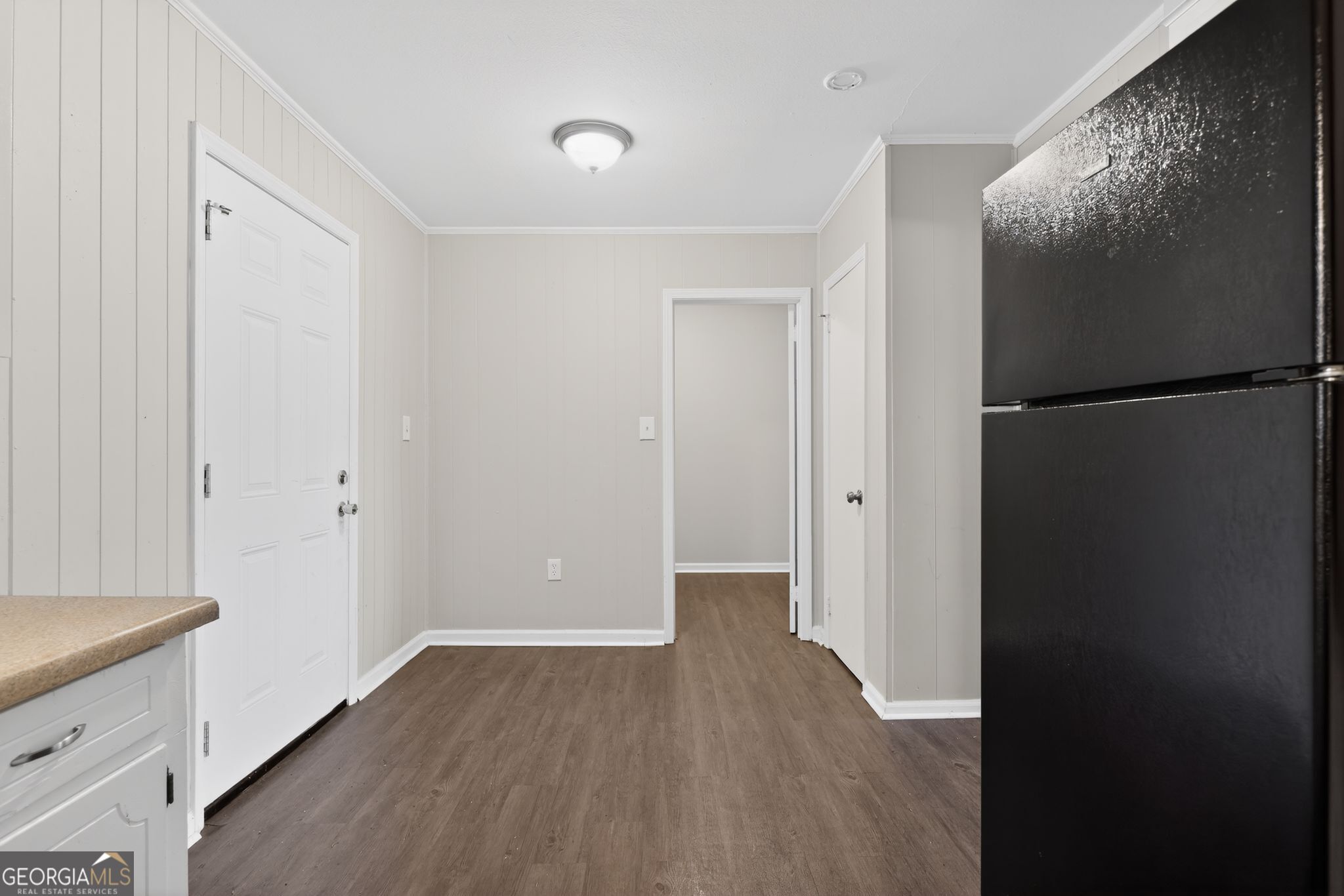 2508 Dexter Road Augusta, GA 30906 - Photo 8 of 33 a view of a kitchen with a refrigerator and wooden floor