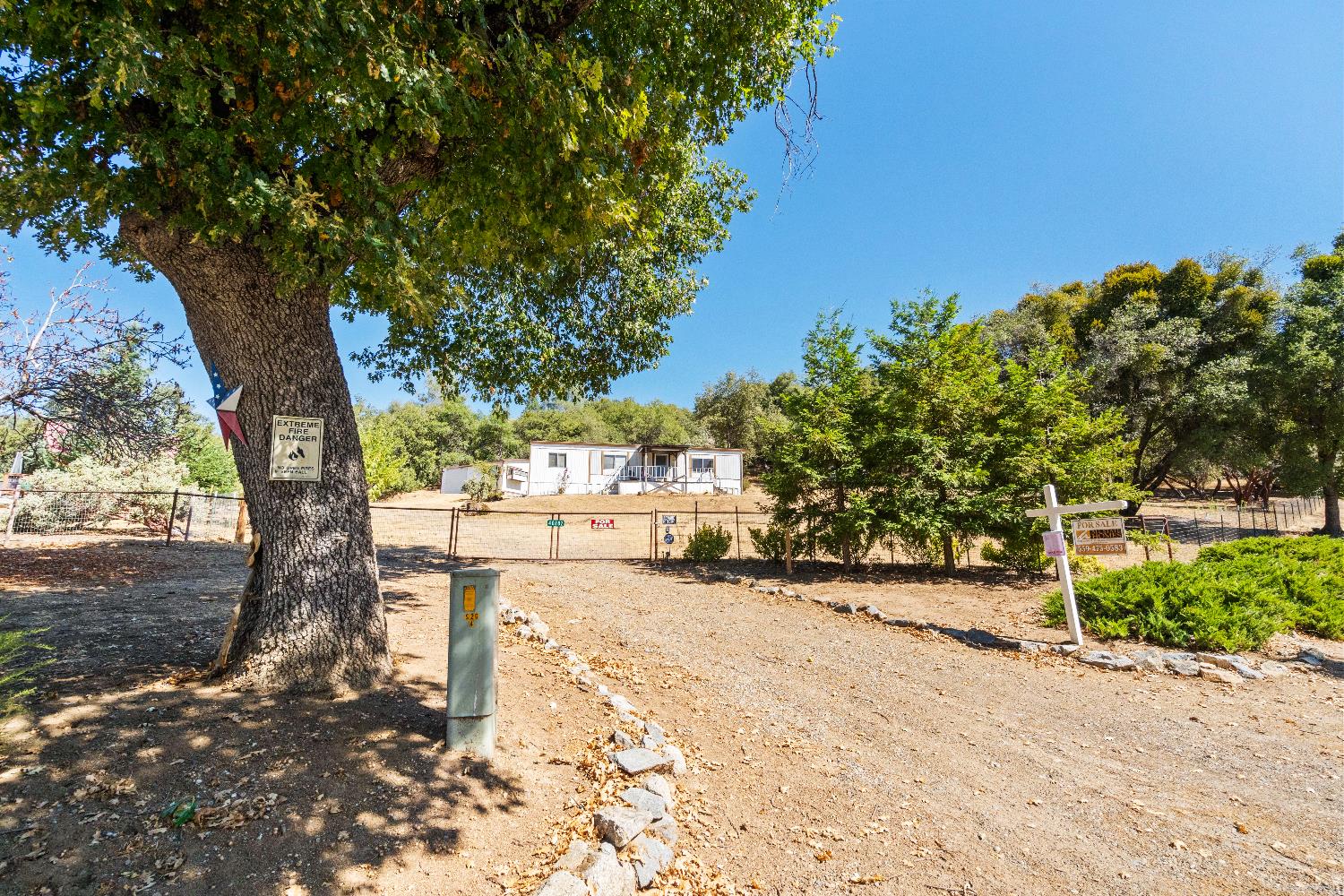 40882 Jean Road East Oakhurst, CA 93644 - Photo 3 of 32 a view of a yard with an trees