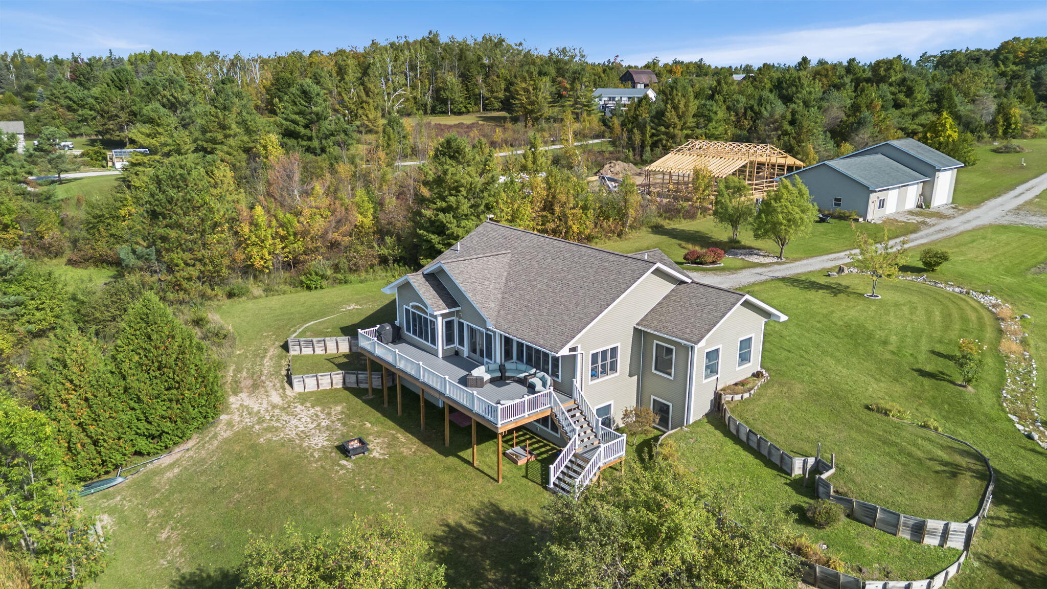 5824 Twin Lakes Road Cheboygan, MI 49721 - Photo 6 of 44 Exterior Aerial