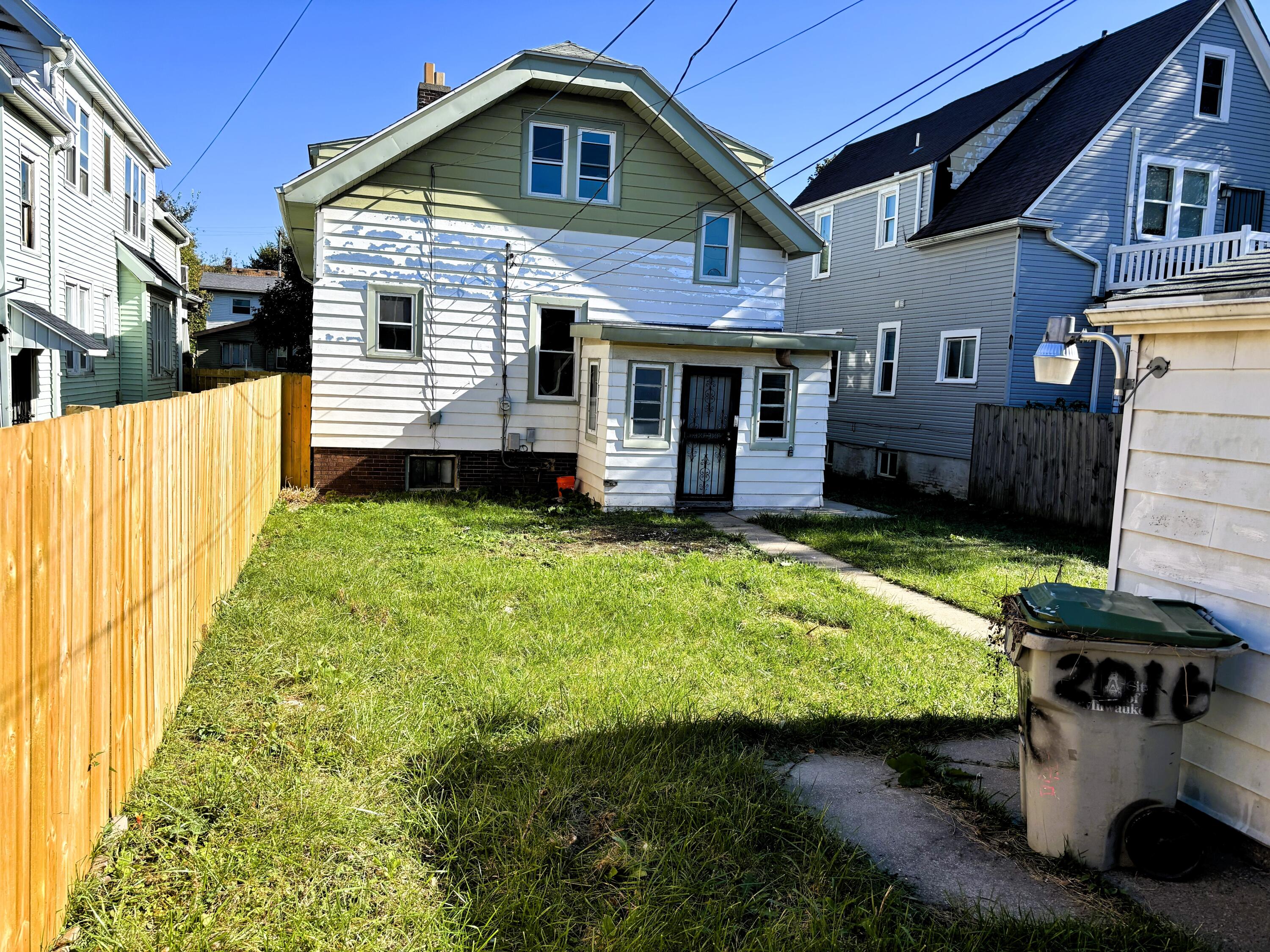 3531 North 20th Street Milwaukee, WI 53206 - Photo 31 of 33 Fenced in Back Yard
