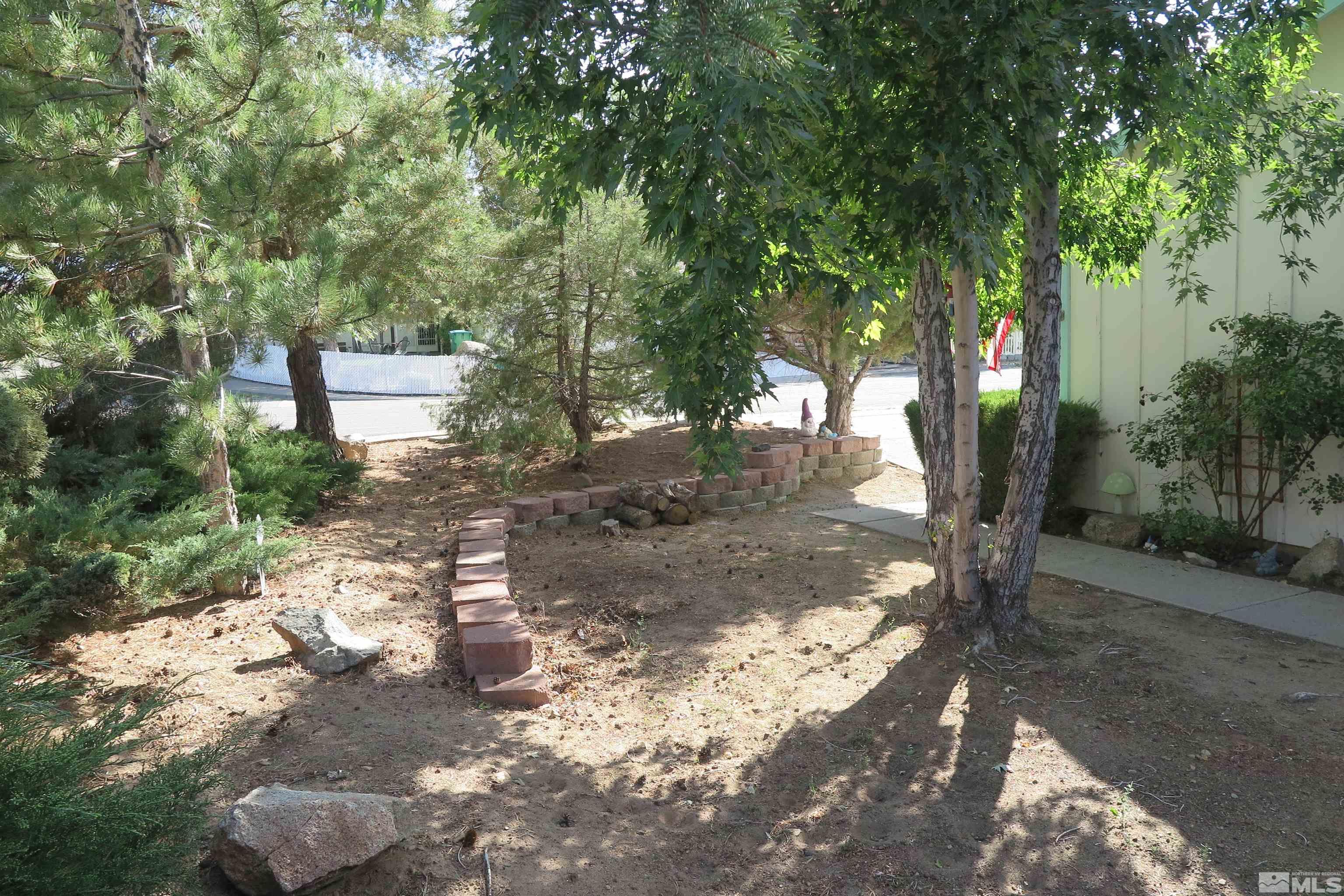 6825 Flower Street Reno, NV 89506 - Photo 9 of 35 a view of a yard with plants and trees