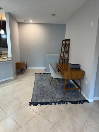 a view of workspace with furniture