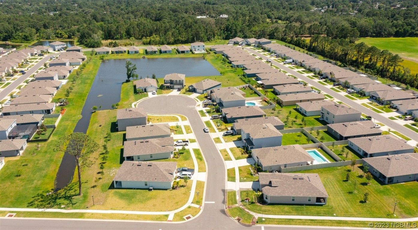 302 Sunset View Drive Edgewater, FL 32141 - Photo 40 of 45 an aerial view of residential houses with outdoor space