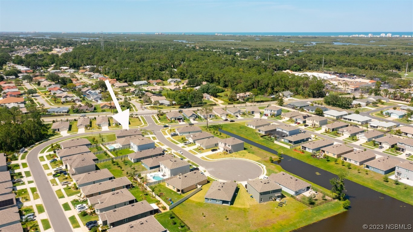 302 Sunset View Drive Edgewater, FL 32141 - Photo 45 of 45 an aerial view of residential houses with outdoor space