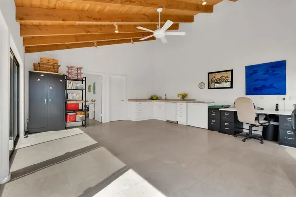a view of livingroom with furniture and furniture