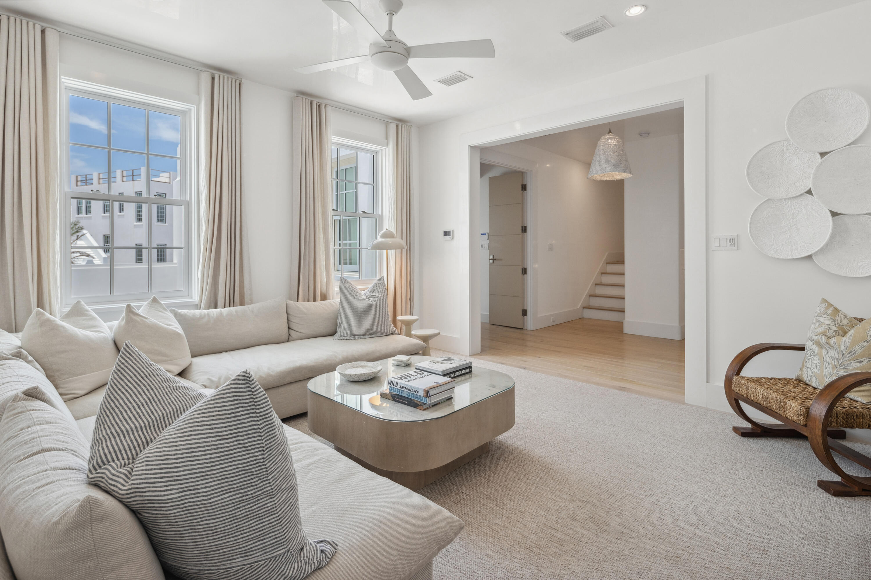 40 Silver Sea Ct Inlet Beach, Unit AA4 Inlet Beach, FL 32461 - Photo 30 of 56 a living room with furniture and a large window