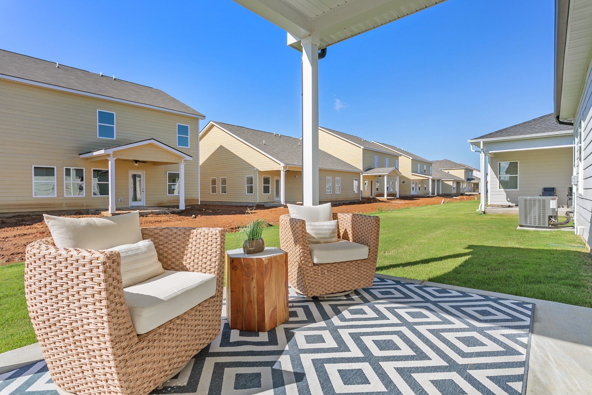 103 Riverview Run Madison, TN 37115 - Photo 43 of 54 a view of a house with couches chairs and a yard