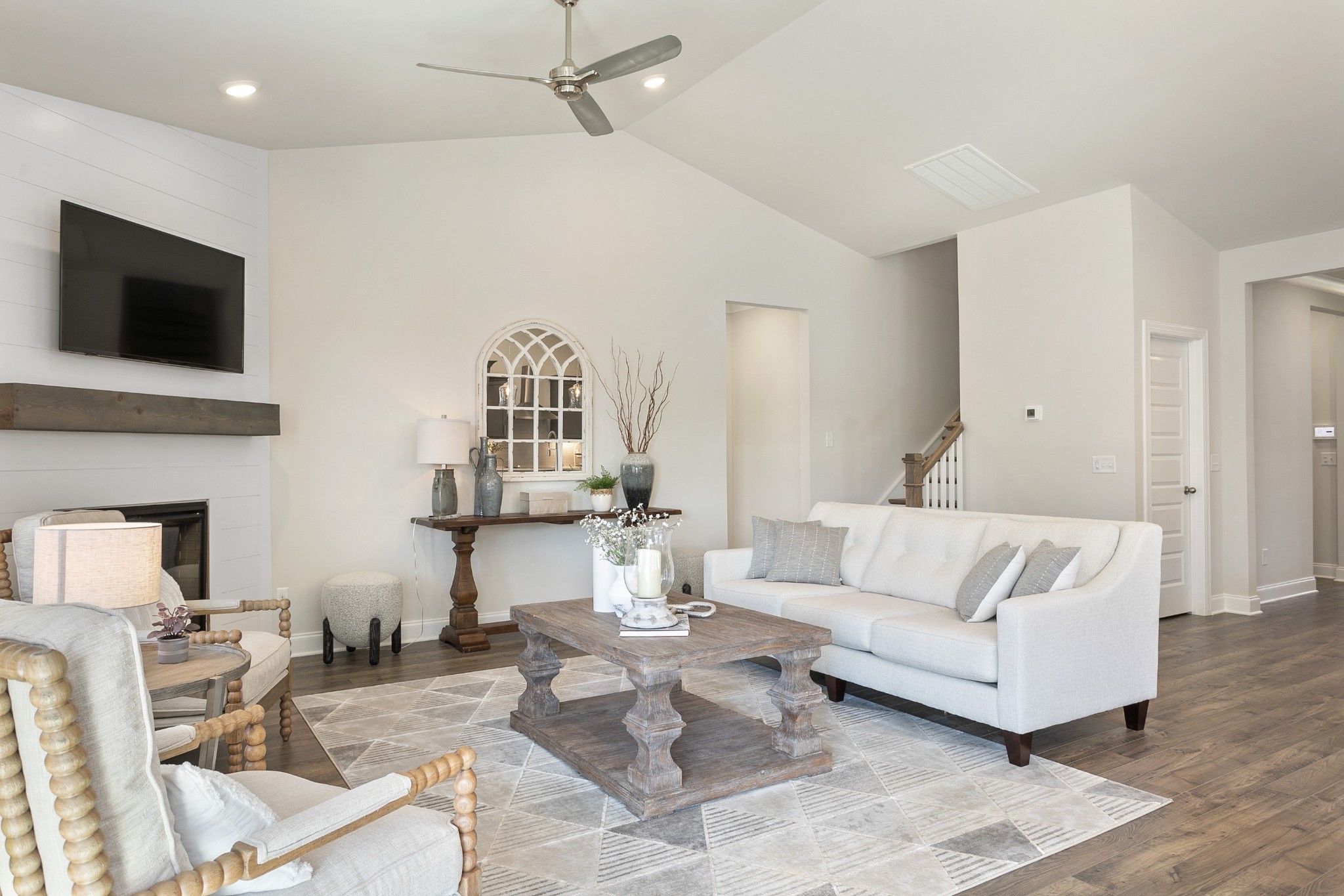 103 Riverview Run Madison, TN 37115 - Photo 8 of 54 a living room with furniture and a flat screen tv