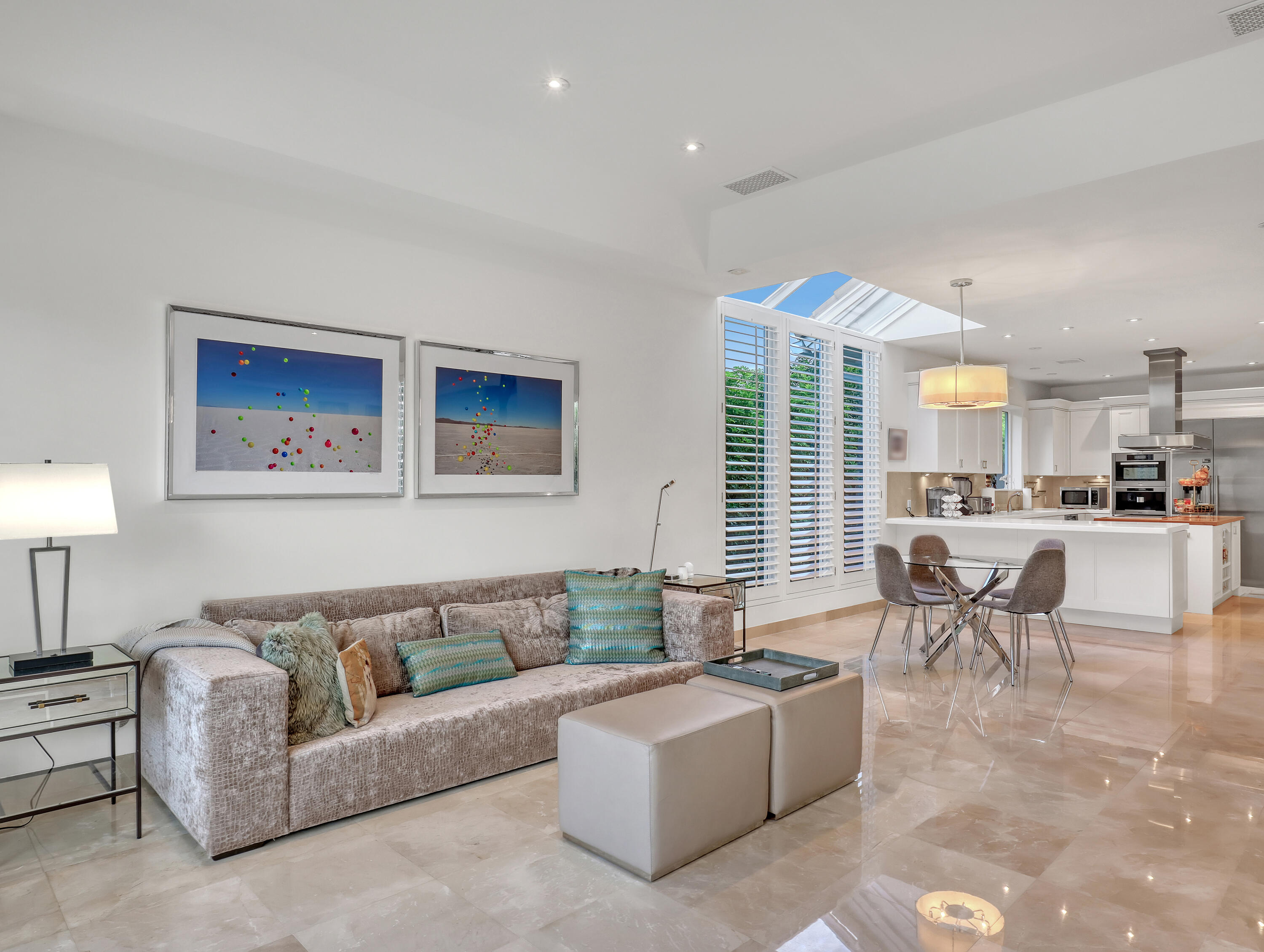 7207 Valencia Drive Boca Raton, FL 33433 - Photo 16 of 32 a living room with fireplace furniture and a large window