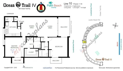 $699,000 | 400 Ocean Trail Way, Unit 1310, Jupiter, FL 33477