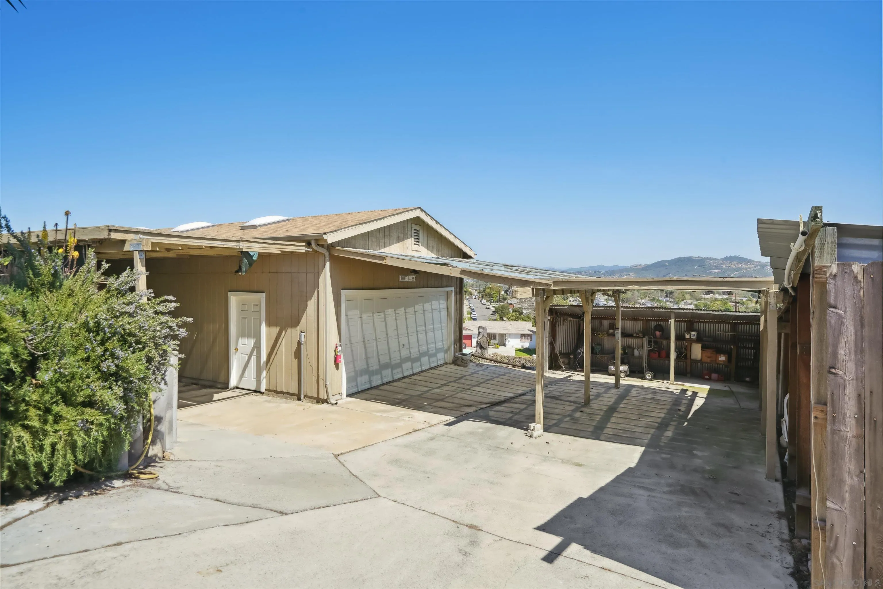 9537 East Hartland Circle Santee, CA 92071 - Photo 22 of 42 a view of a house with a outdoor space
