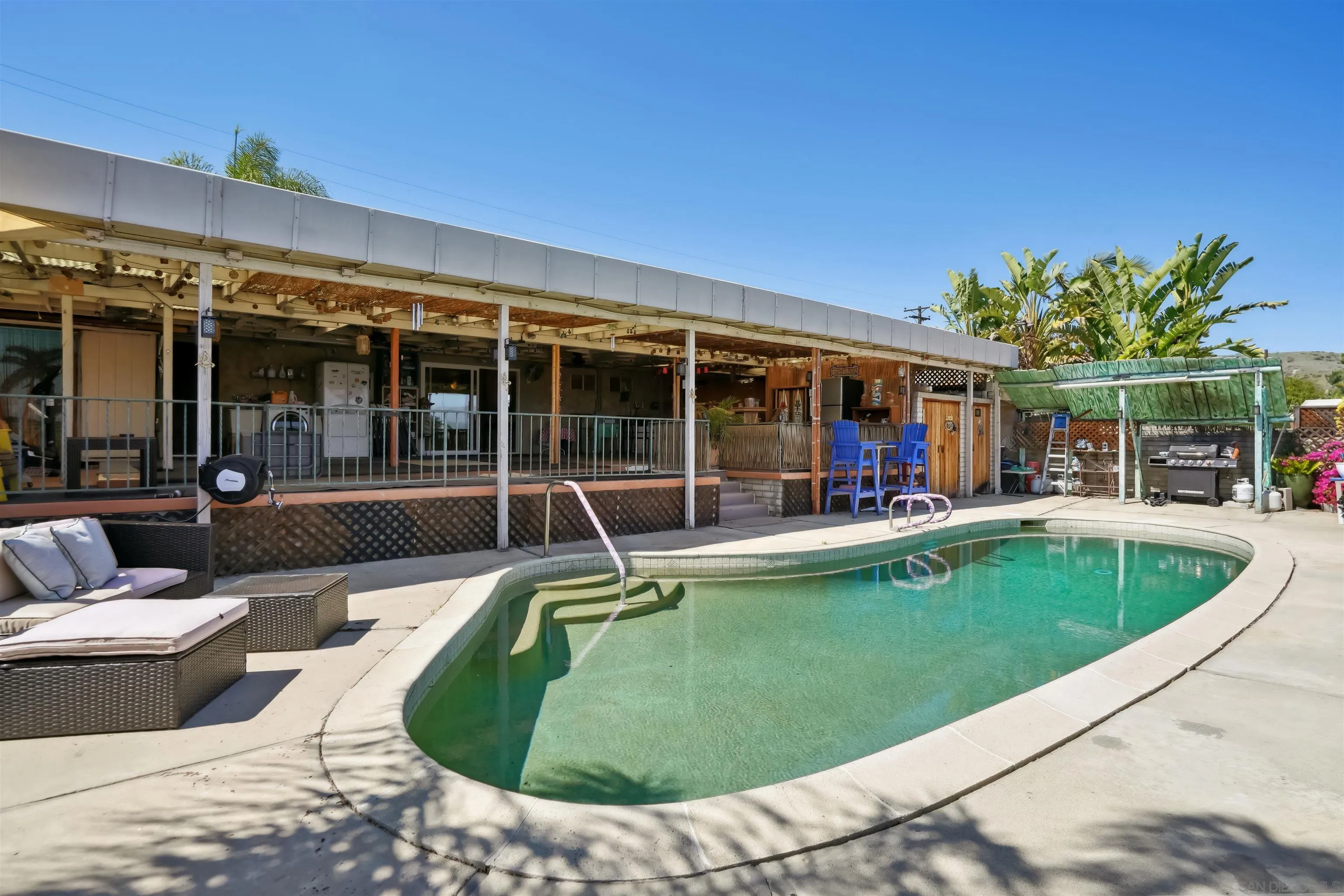 9537 East Hartland Circle Santee, CA 92071 - Photo 27 of 42 a view of a swimming pool with a patio