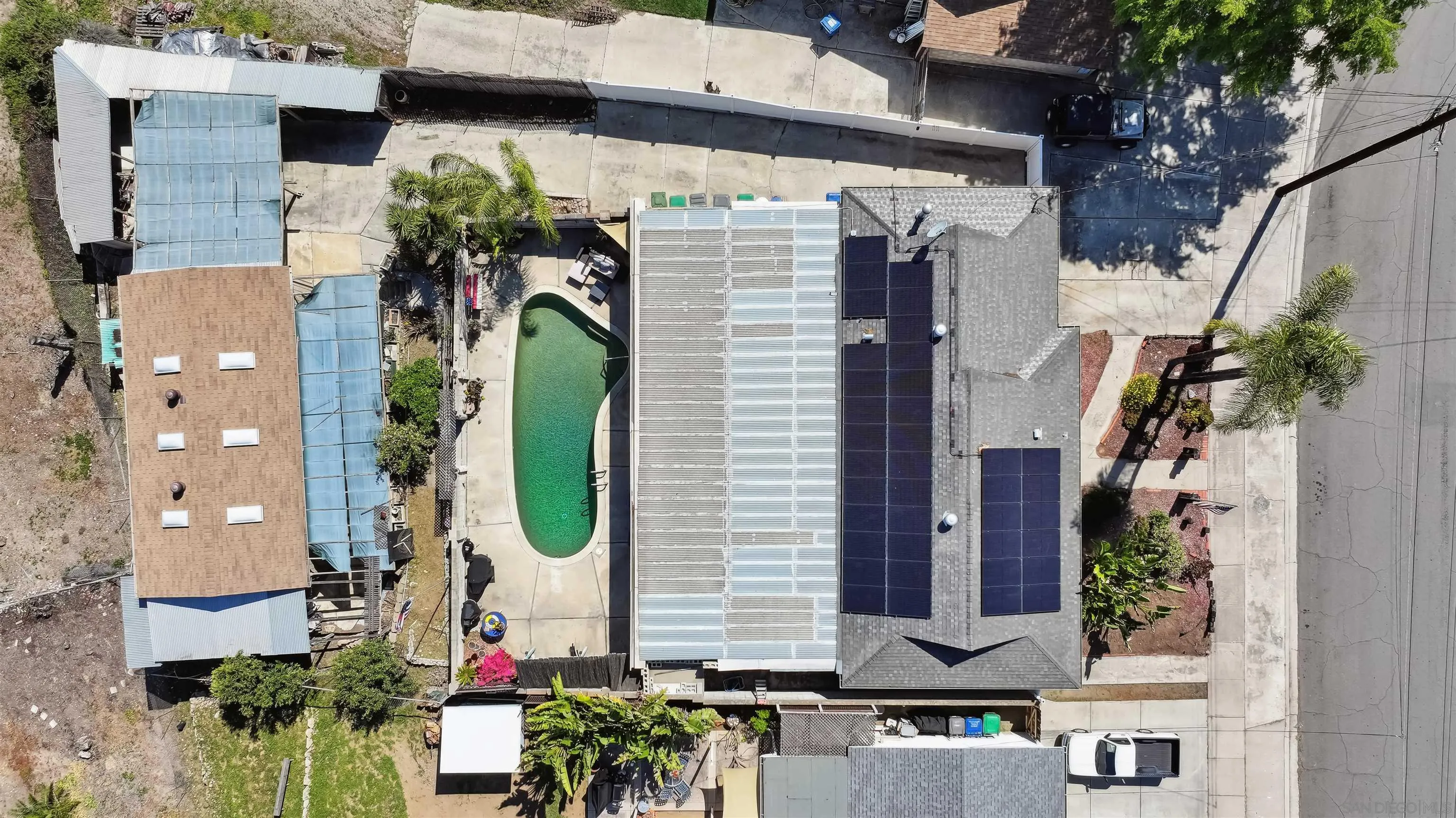 9537 East Hartland Circle Santee, CA 92071 - Photo 36 of 42 an aerial view of a house with outdoor space