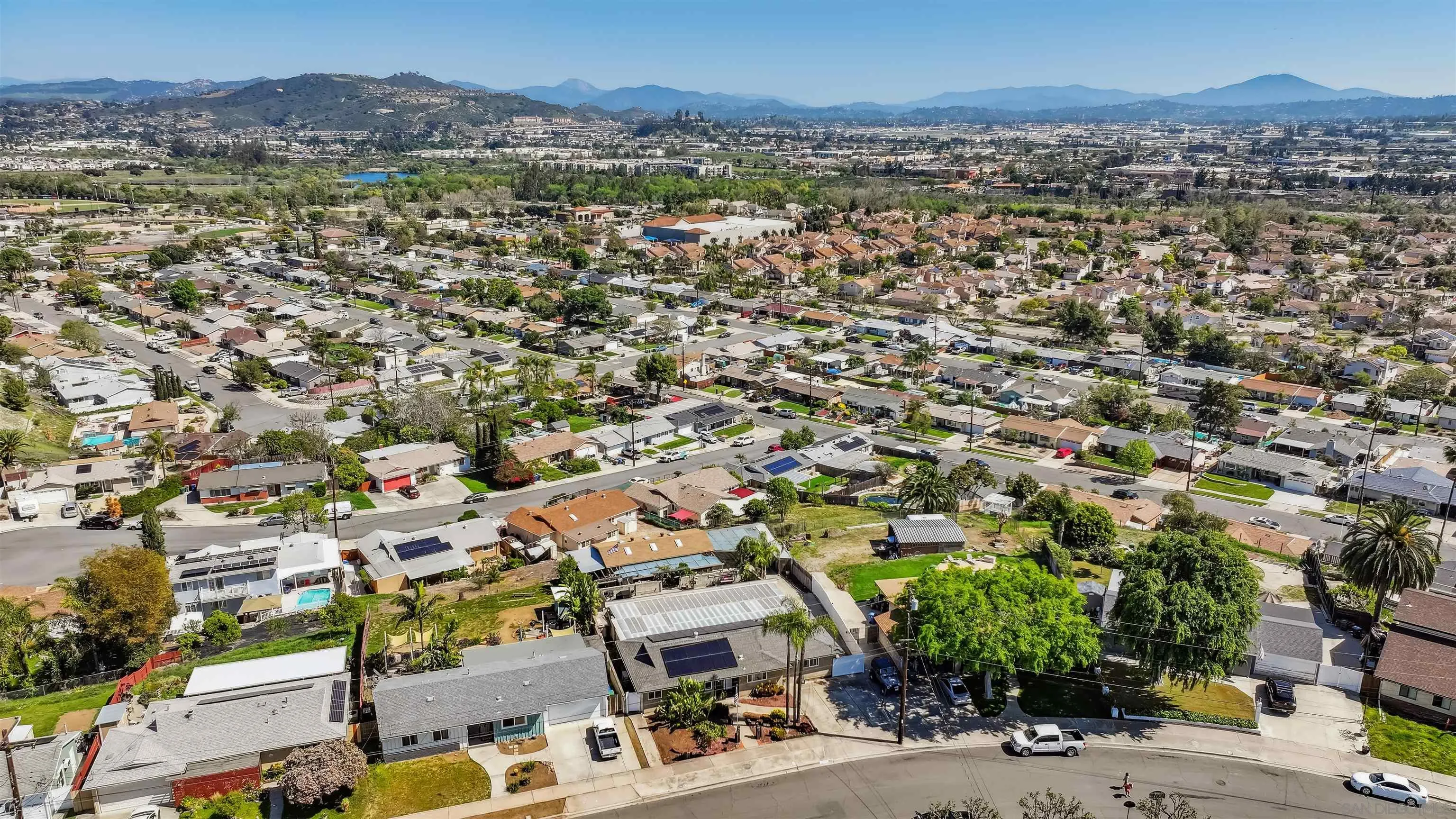 9537 East Hartland Circle Santee, CA 92071 - Photo 37 of 42 an aerial view of a city