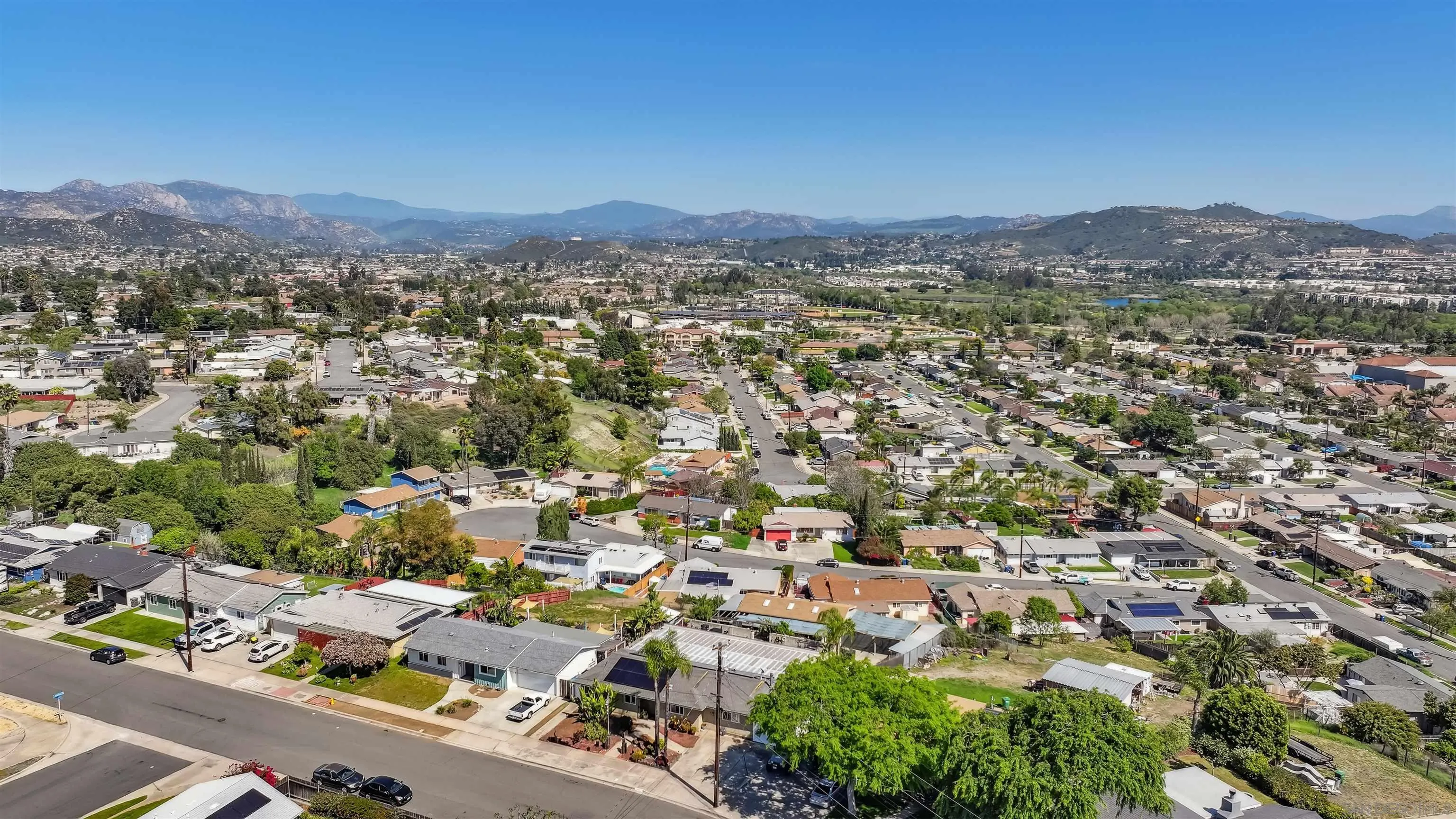 9537 East Hartland Circle Santee, CA 92071 - Photo 38 of 42 an aerial view of a city