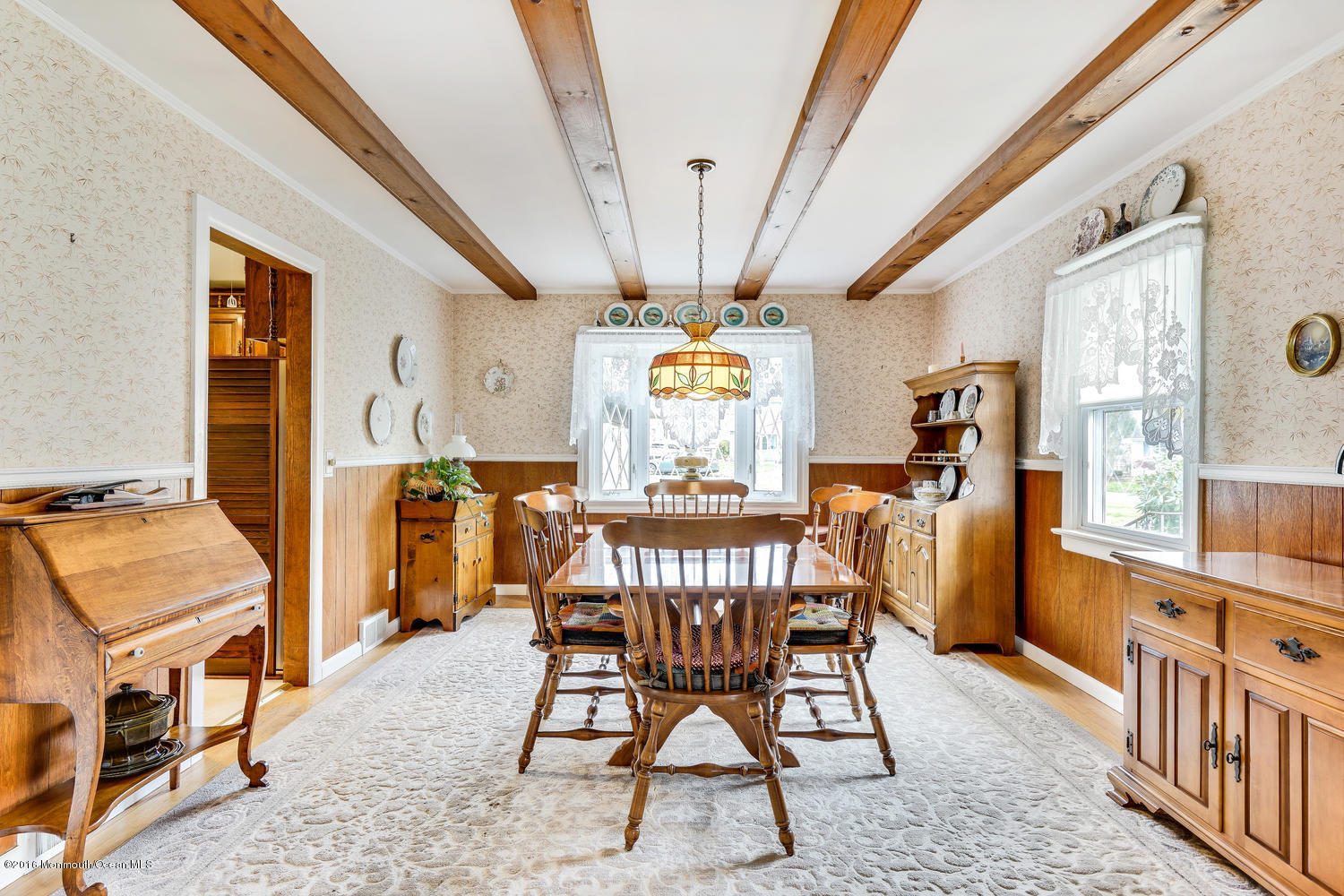 63 Cannon Road Freehold, NJ 07728 - Photo 12 of 34 a view of a dining room with furniture window and wooden floor