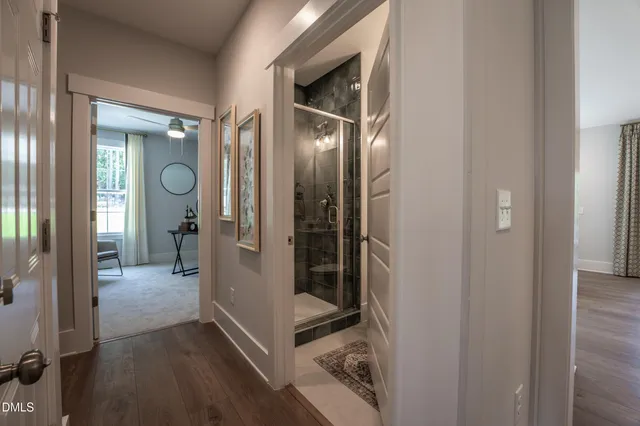 a workspace with furniture