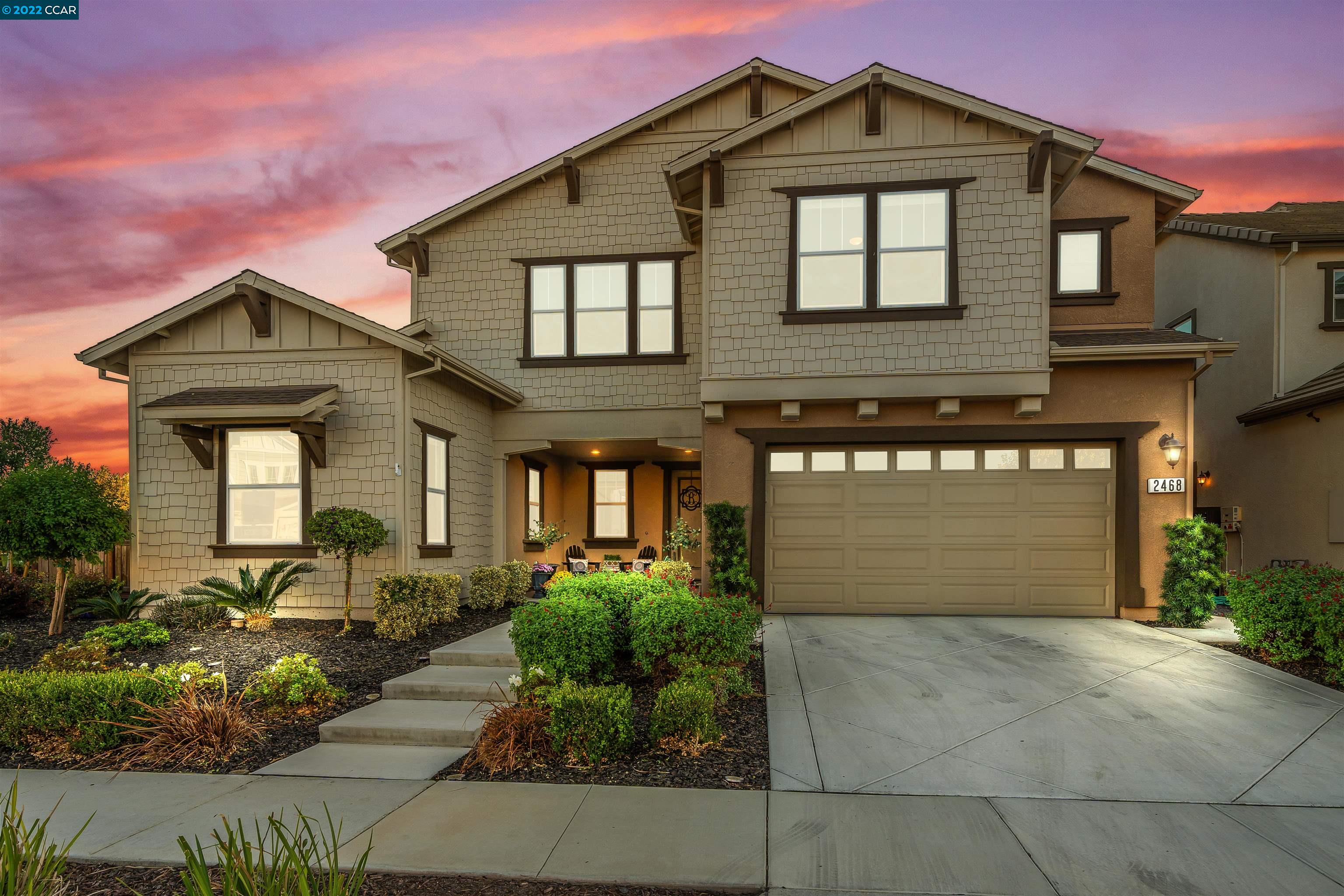 2468 Flag Stop Way Tracy, CA 95377 - Photo 2 of 36 a front view of a house
