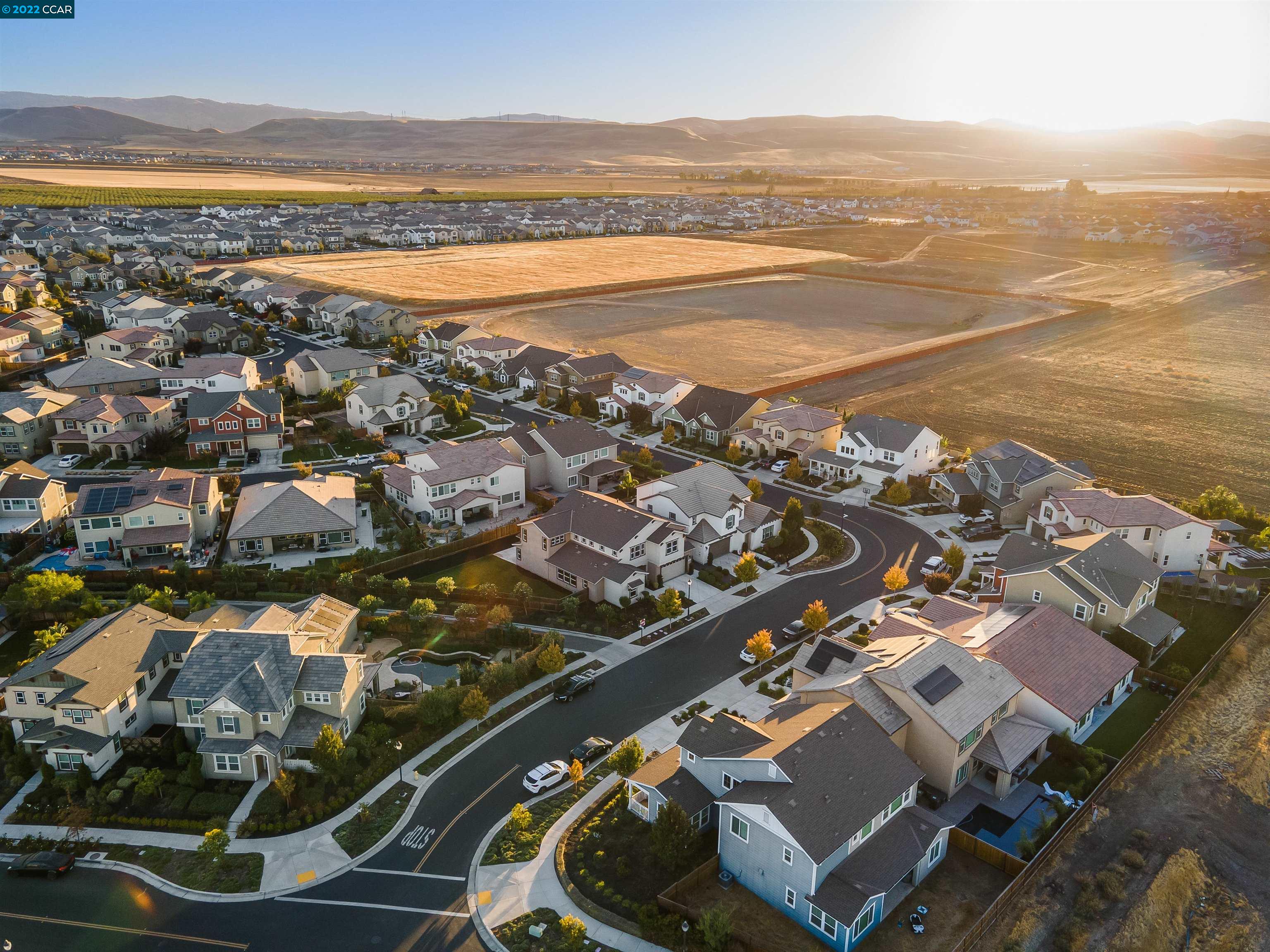 2468 Flag Stop Way Tracy, CA 95377 - Photo 33 of 36 an aerial view of residential building with outdoor space